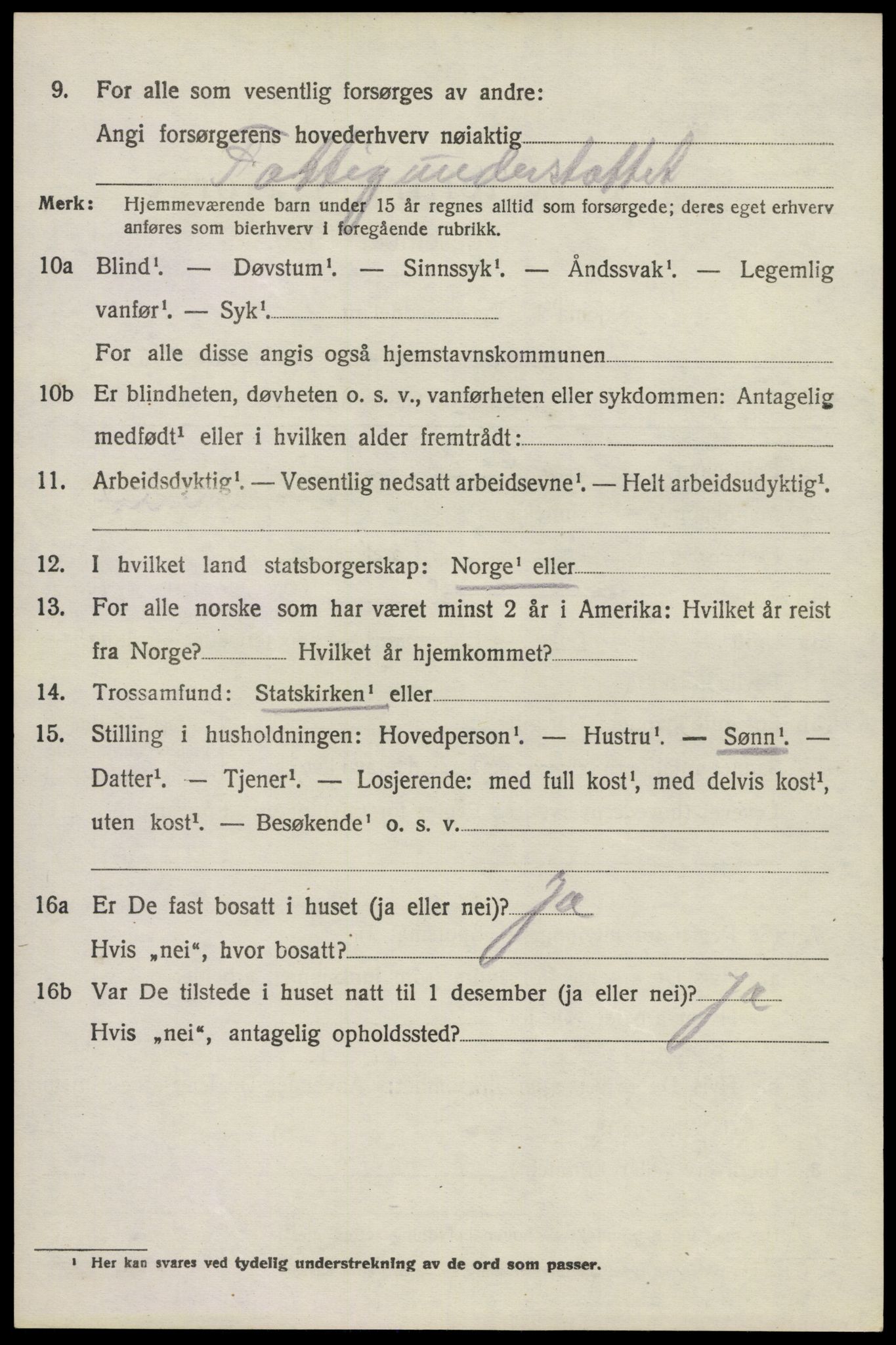 SAKO, 1920 census for Lardal, 1920, p. 5162