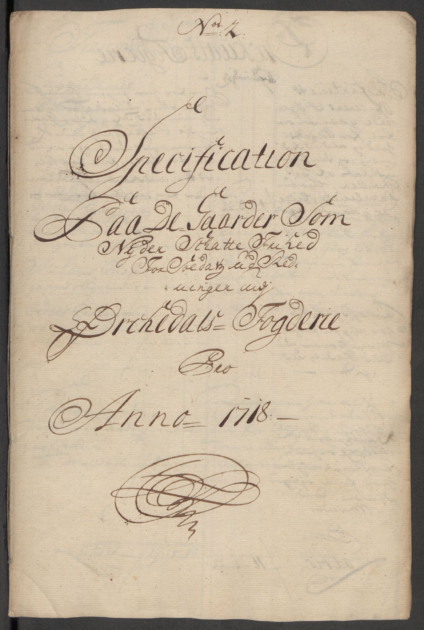 Rentekammeret inntil 1814, Reviderte regnskaper, Fogderegnskap, AV/RA-EA-4092/R60/L3971: Fogderegnskap Orkdal og Gauldal, 1718, p. 101