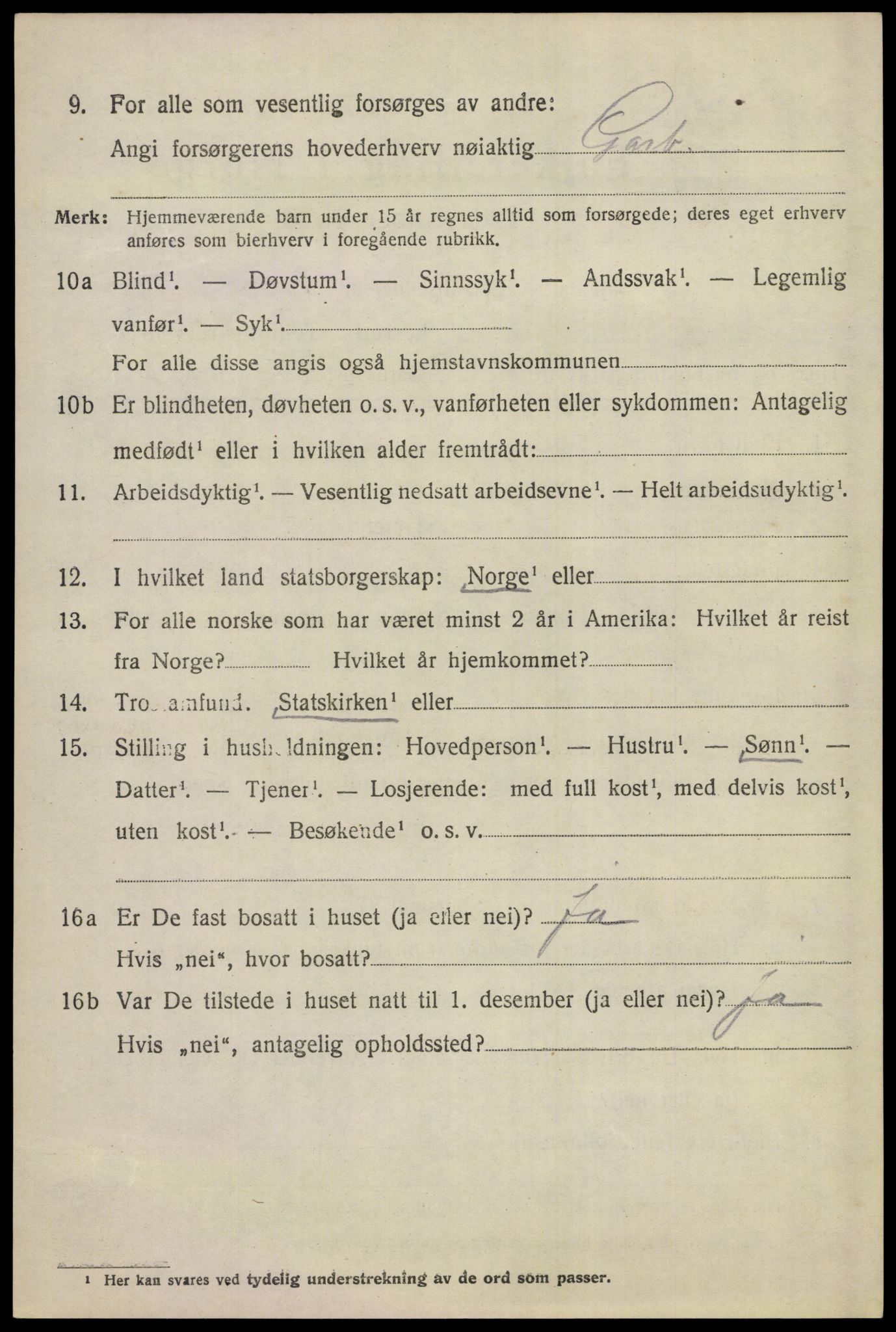 SAKO, 1920 census for Ål, 1920, p. 3315