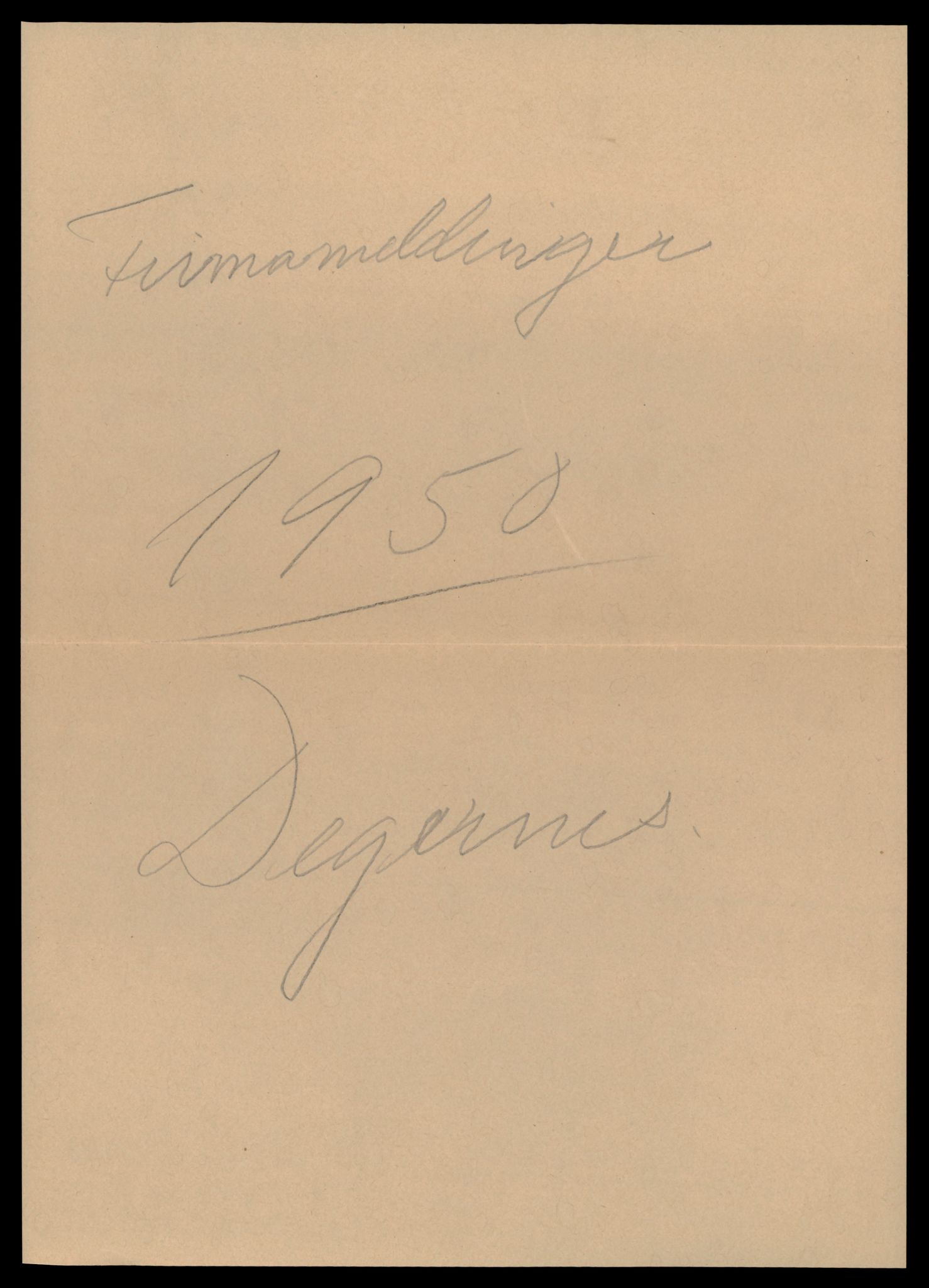 Sarpsborg tingrett, AV/SAT-A-10471a/K/Kb/Kba/L0001: Enkeltmannsforetak, aksjeselskap og andelslag registrert i Degernes, 1918-1950, p. 1