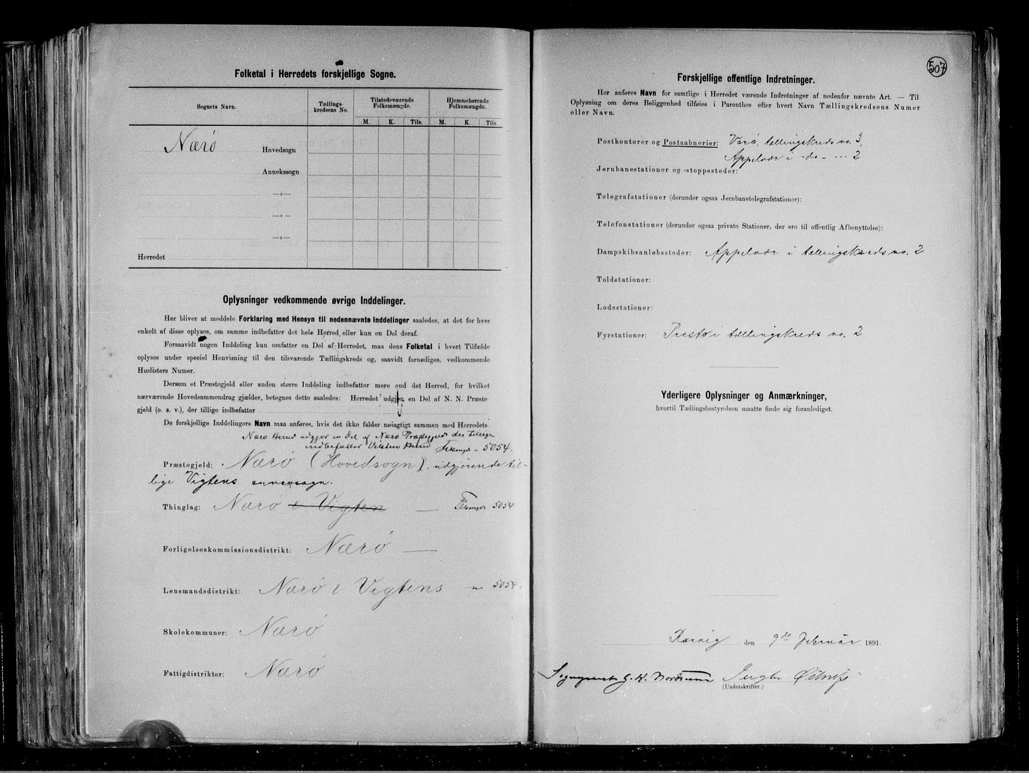 RA, 1891 census for 1751 Nærøy, 1891, p. 3