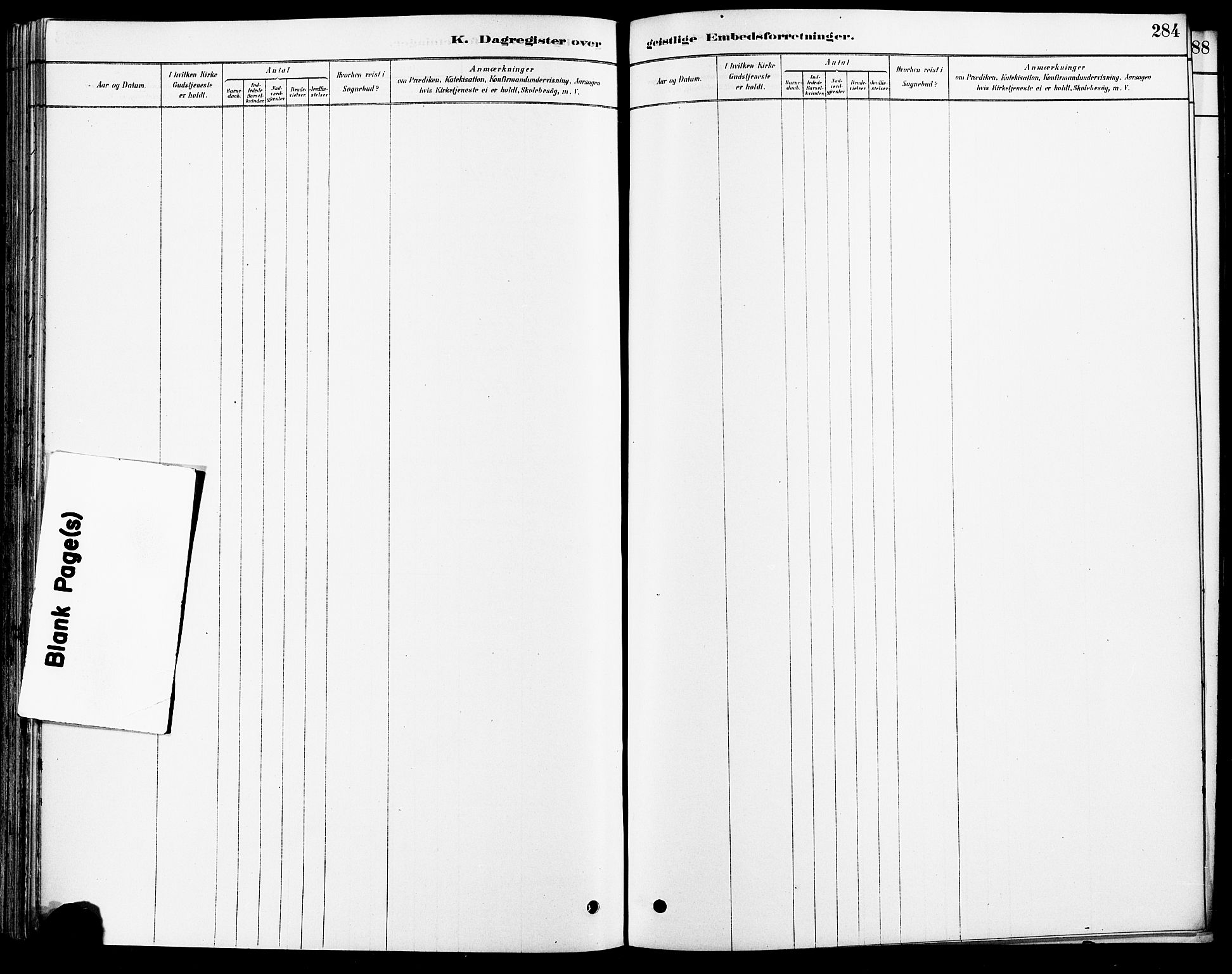 Fet prestekontor Kirkebøker, AV/SAO-A-10370a/F/Fa/L0014: Parish register (official) no. I 14, 1878-1891, p. 284