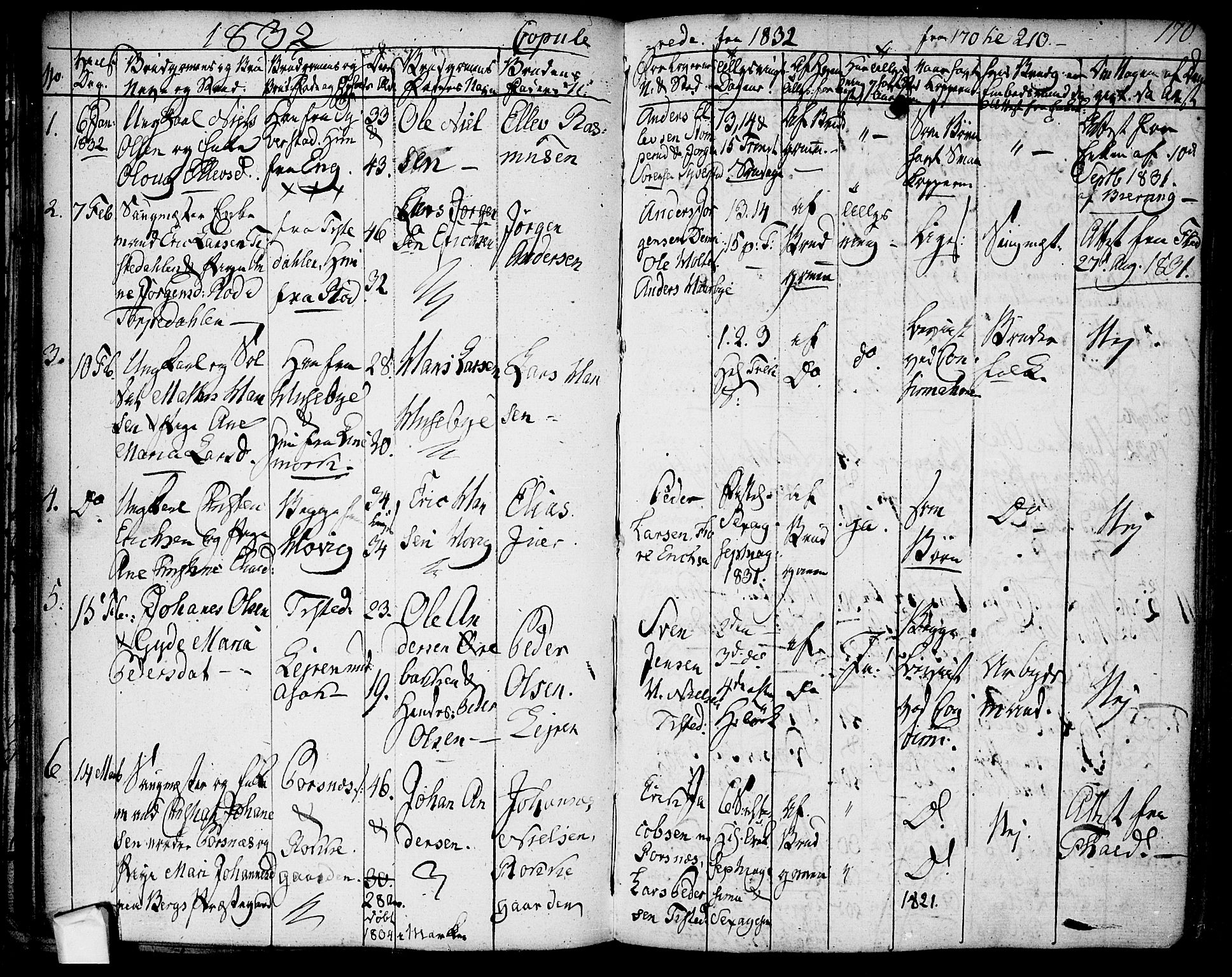 Berg prestekontor Kirkebøker, AV/SAO-A-10902/F/Fa/L0003: Parish register (official) no. I 3, 1832-1842, p. 170