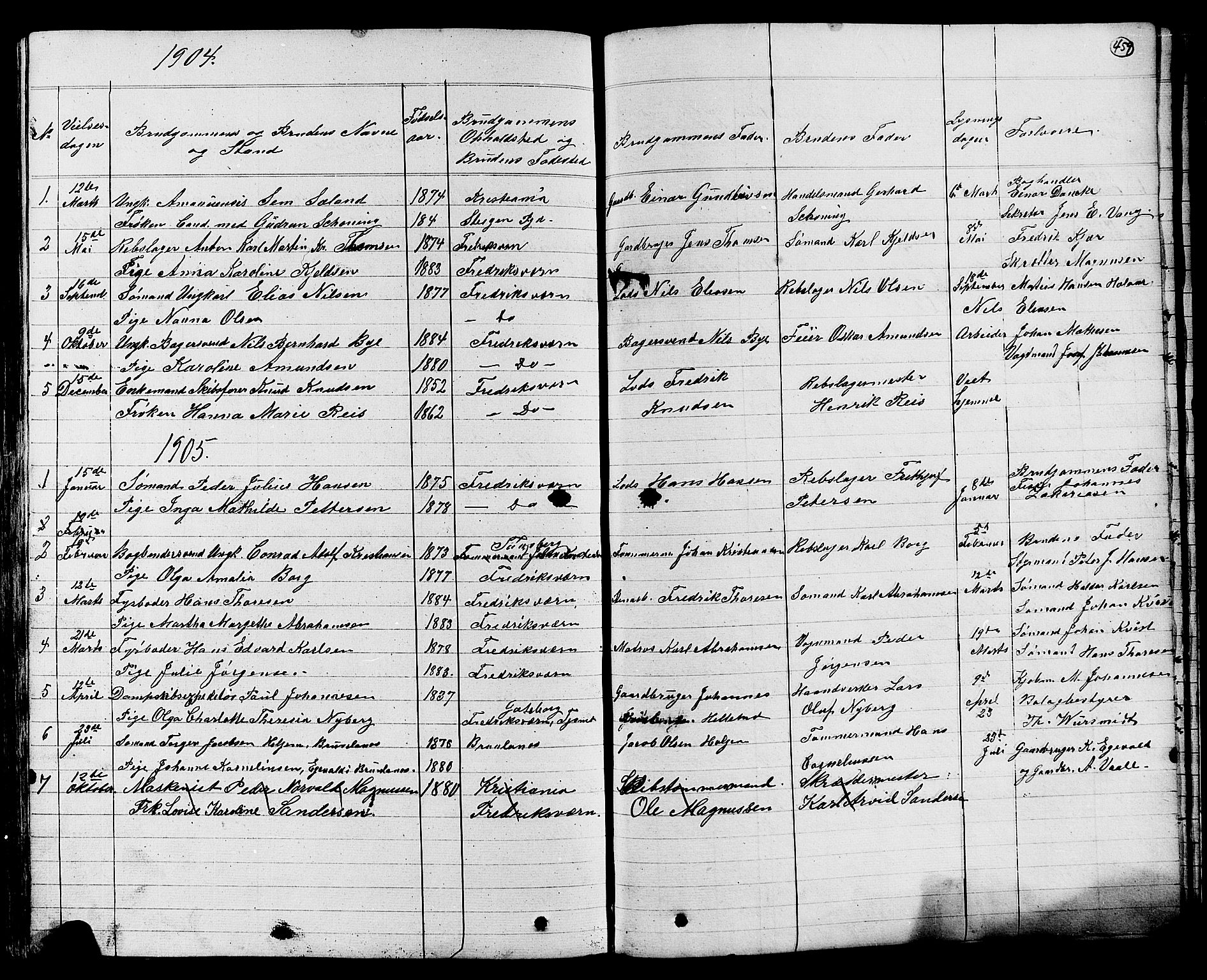 Stavern kirkebøker, SAKO/A-318/G/Ga/L0002: Parish register (copy) no. 2, 1839-1909, p. 459