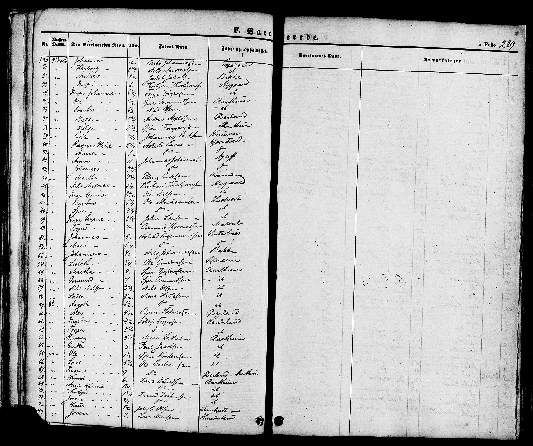 Sand sokneprestkontor, AV/SAST-A-101848/01/III/L0004: Parish register (official) no. A 4, 1859-1880, p. 229