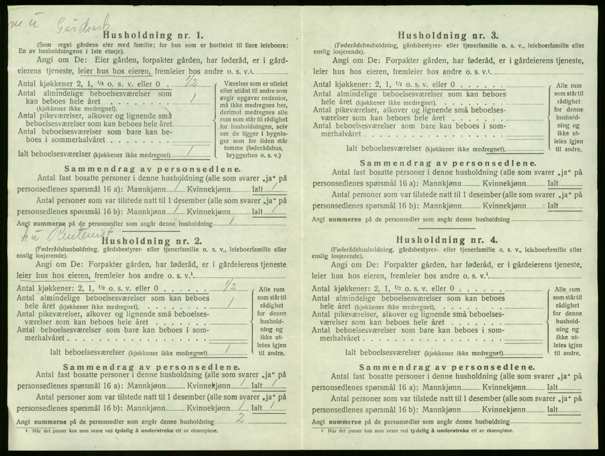 SAKO, 1920 census for Lier, 1920, p. 2724