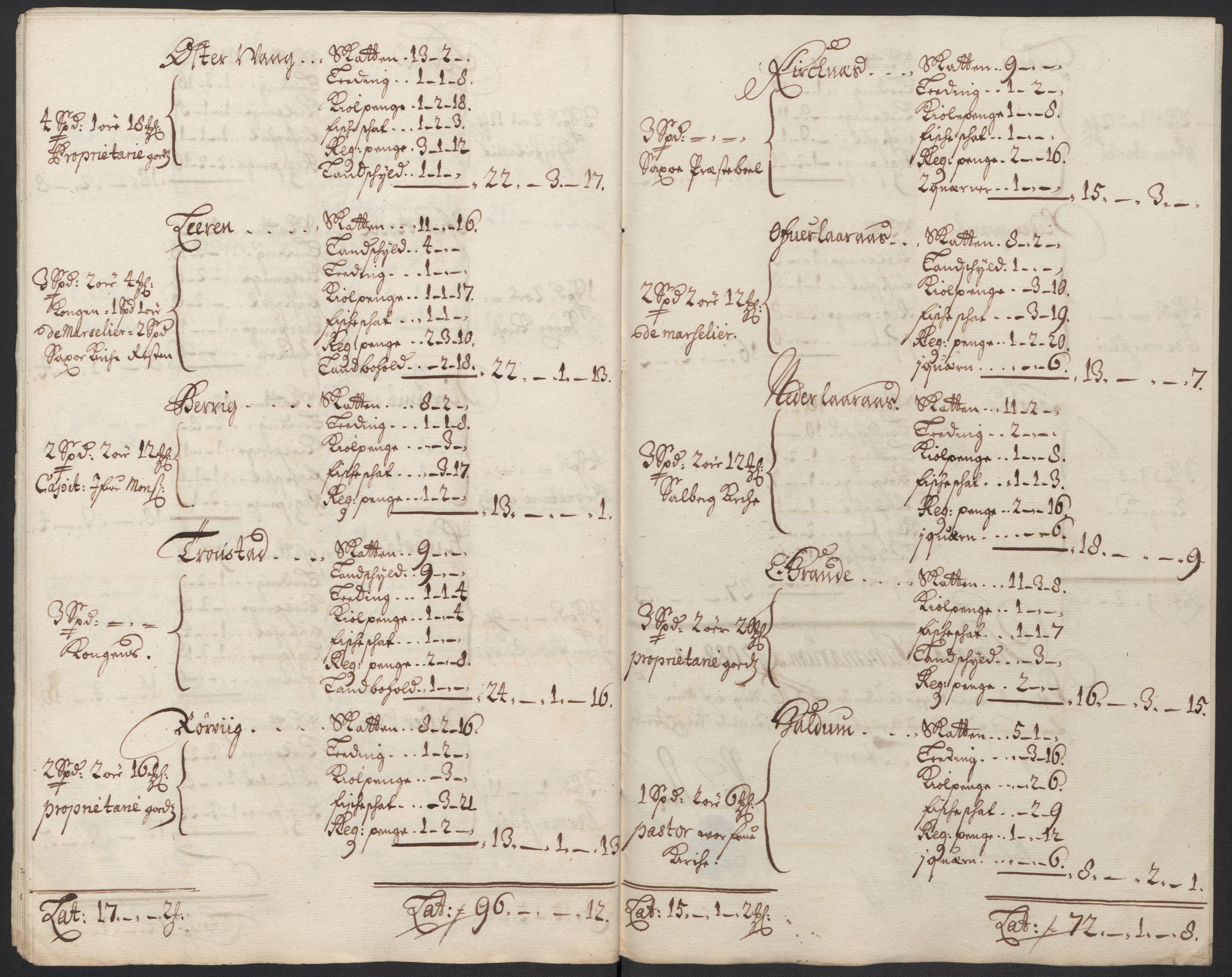 Rentekammeret inntil 1814, Reviderte regnskaper, Fogderegnskap, AV/RA-EA-4092/R63/L4310: Fogderegnskap Inderøy, 1698-1699, p. 373