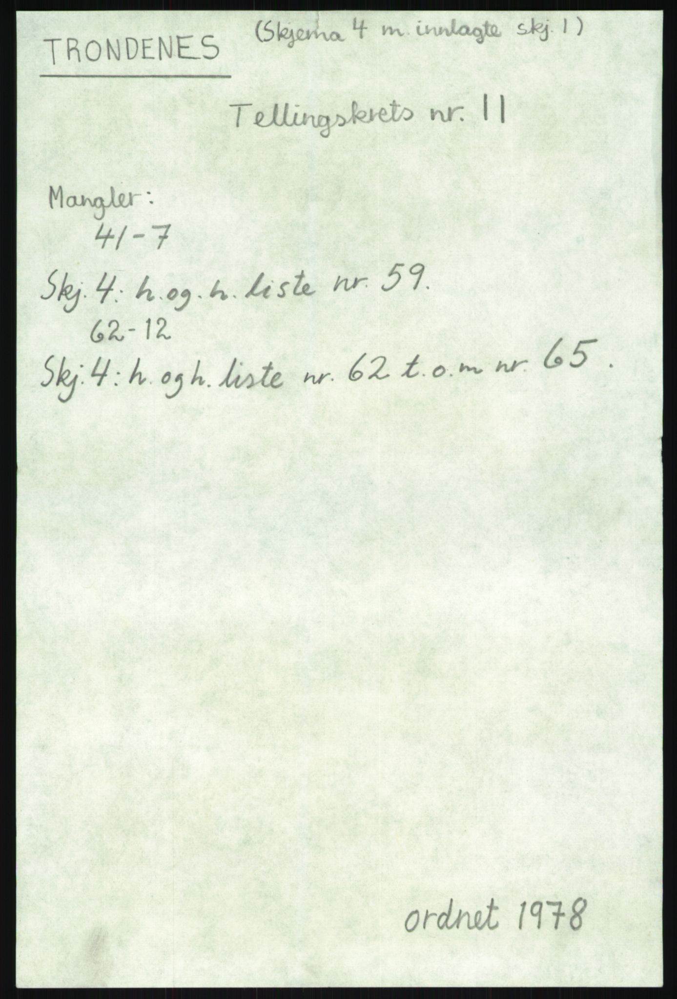 SATØ, 1920 census for Trondenes, 1920, p. 8268