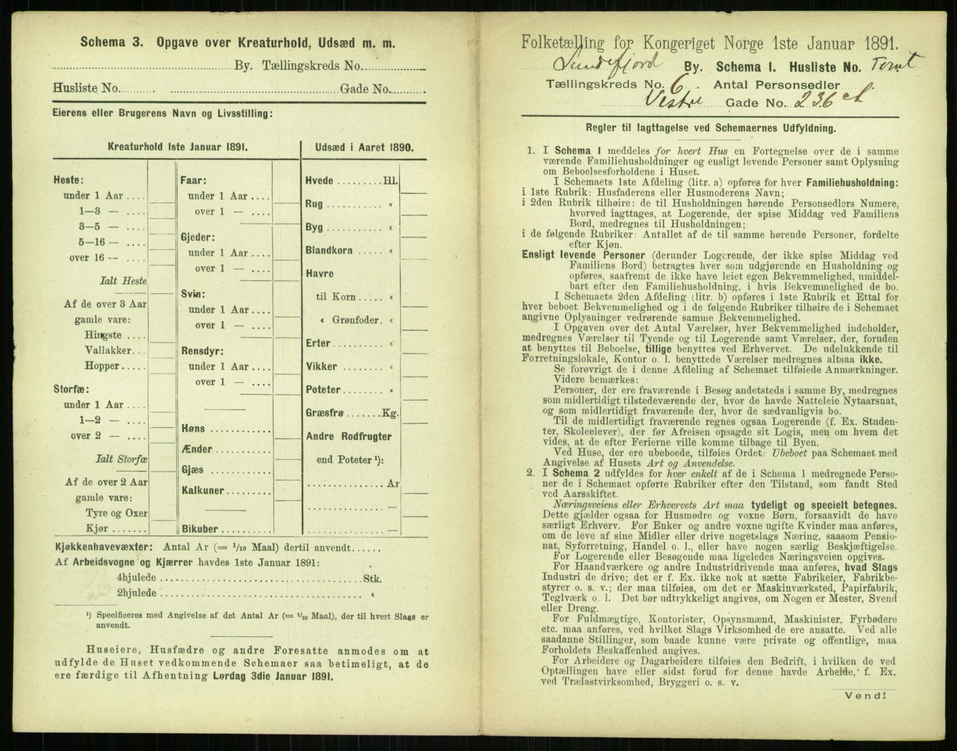 RA, 1891 census for 0706 Sandefjord, 1891, p. 735