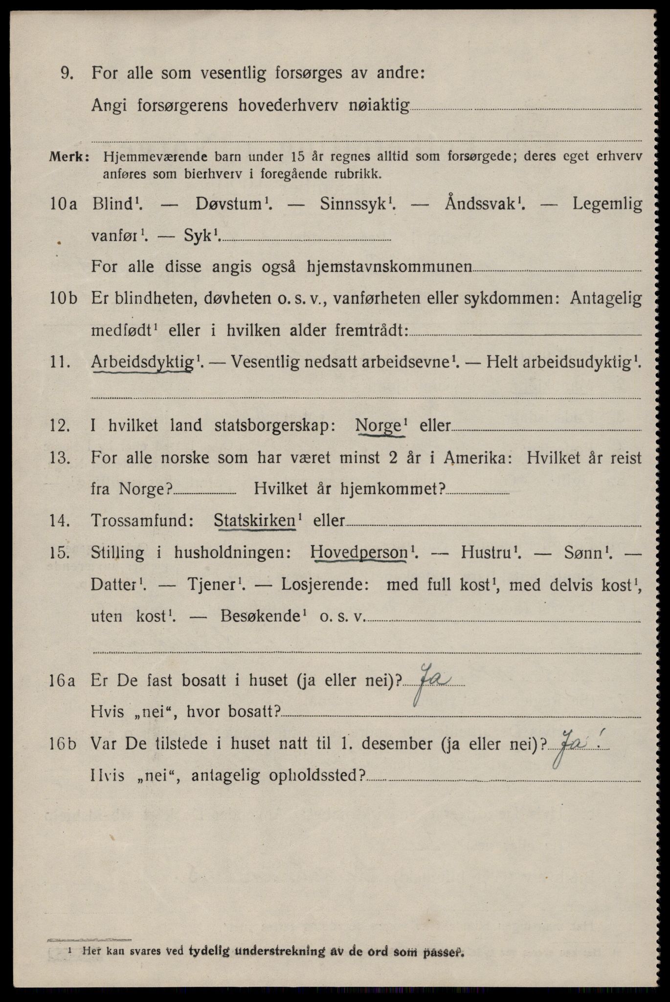 SAST, 1920 census for Høyland, 1920, p. 11465