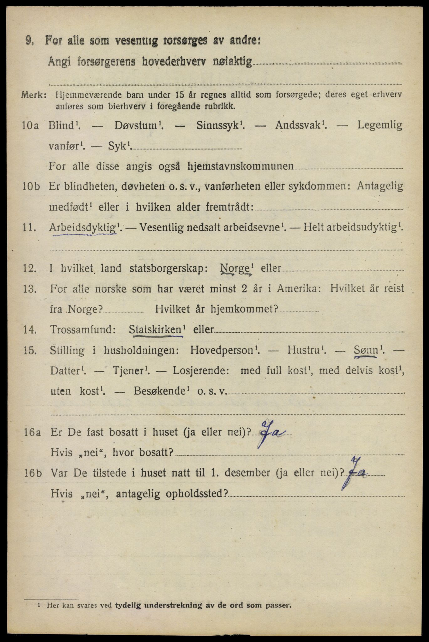 SAO, 1920 census for Enebakk, 1920, p. 7564