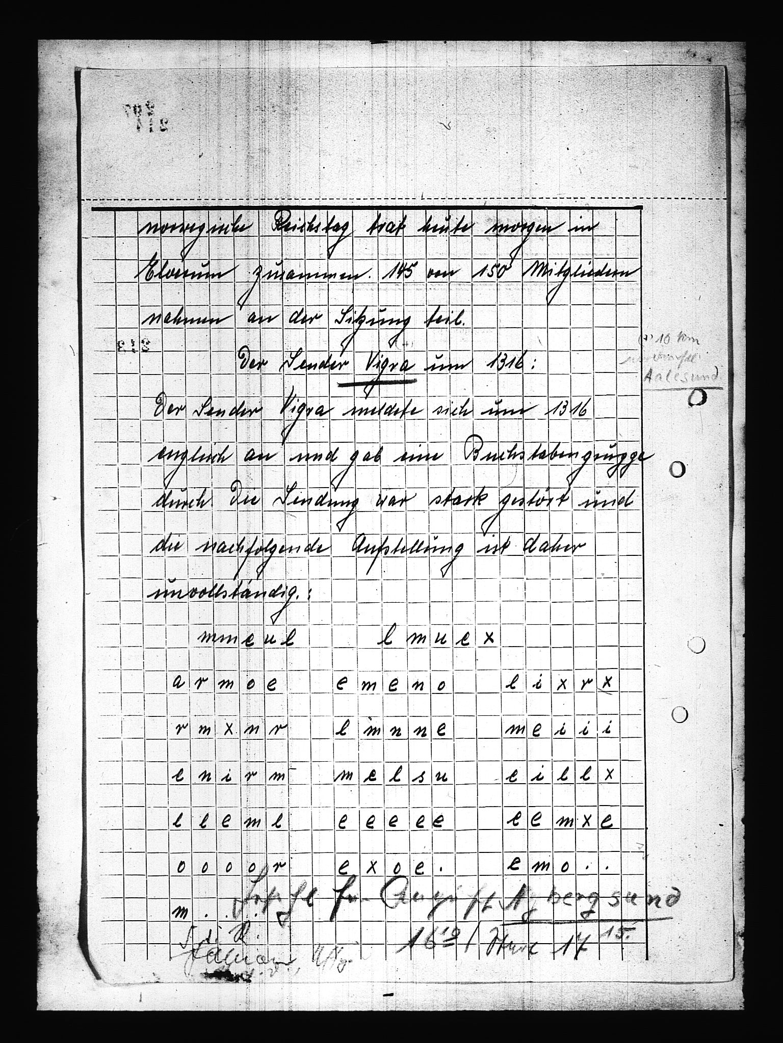 Documents Section, AV/RA-RAFA-2200/V/L0085: Amerikansk mikrofilm "Captured German Documents".
Box No. 724.  FKA jnr. 615/1954., 1940-1941, p. 40