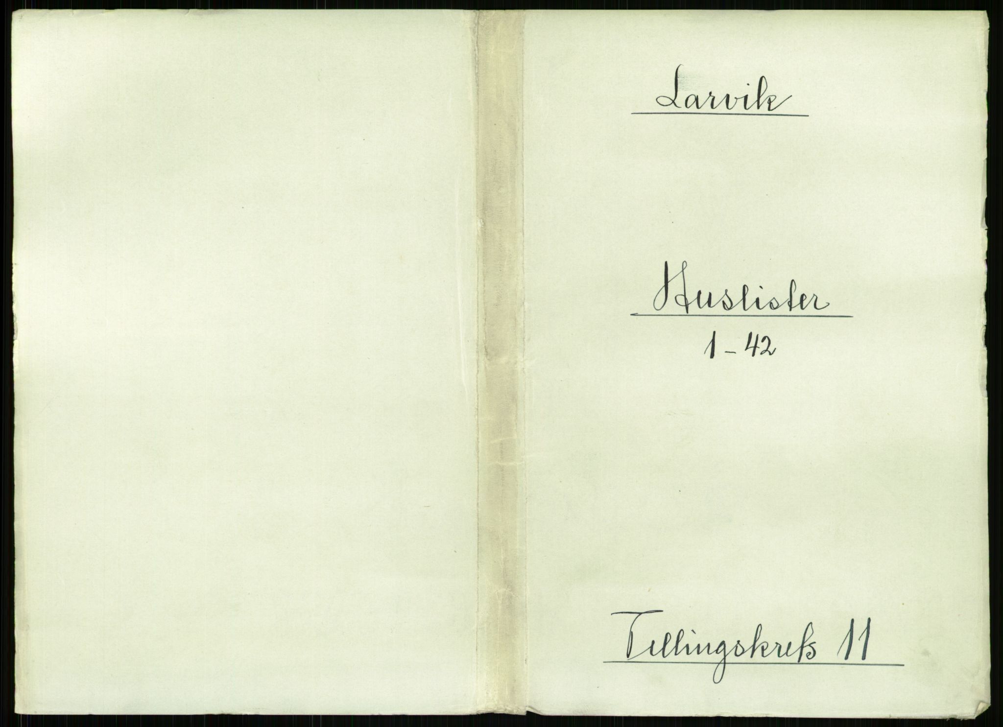 RA, 1891 census for 0707 Larvik, 1891, p. 1331