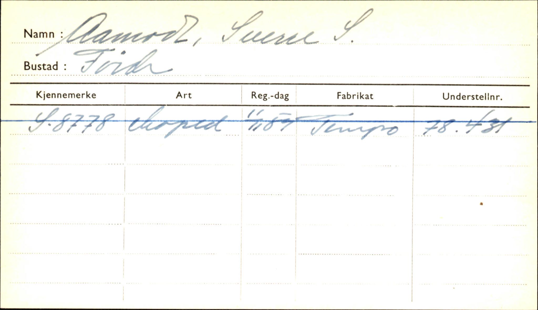 Statens vegvesen, Sogn og Fjordane vegkontor, AV/SAB-A-5301/4/F/L0002: Eigarregister Fjordane til 1.6.1961, 1930-1961, p. 802