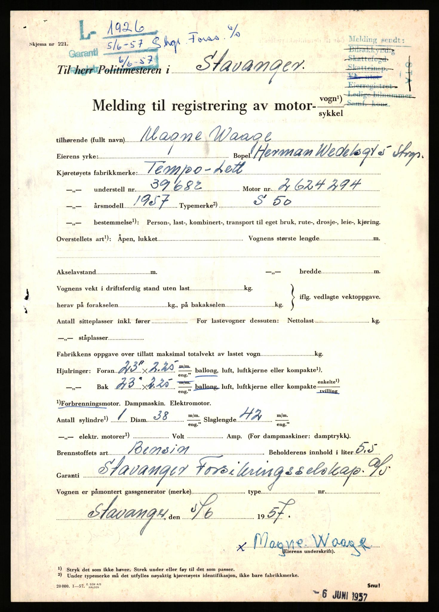 Stavanger trafikkstasjon, AV/SAST-A-101942/0/F/L0006: L-1700 - L-2149, 1930-1971, p. 927