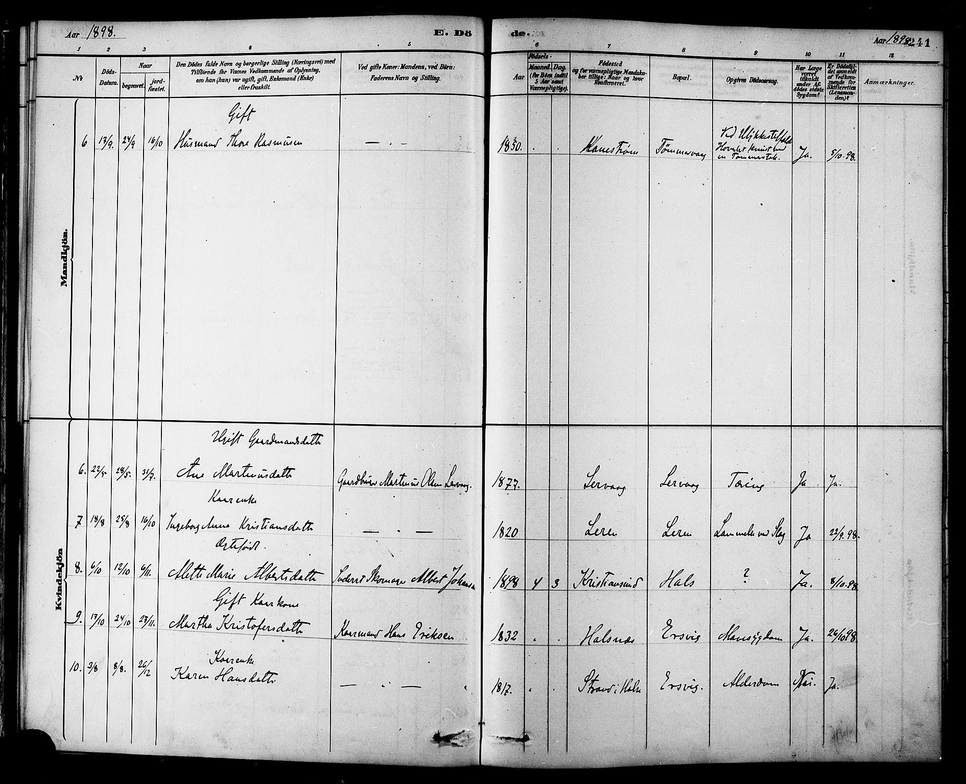 Ministerialprotokoller, klokkerbøker og fødselsregistre - Møre og Romsdal, AV/SAT-A-1454/577/L0896: Parish register (official) no. 577A03, 1880-1898, p. 241