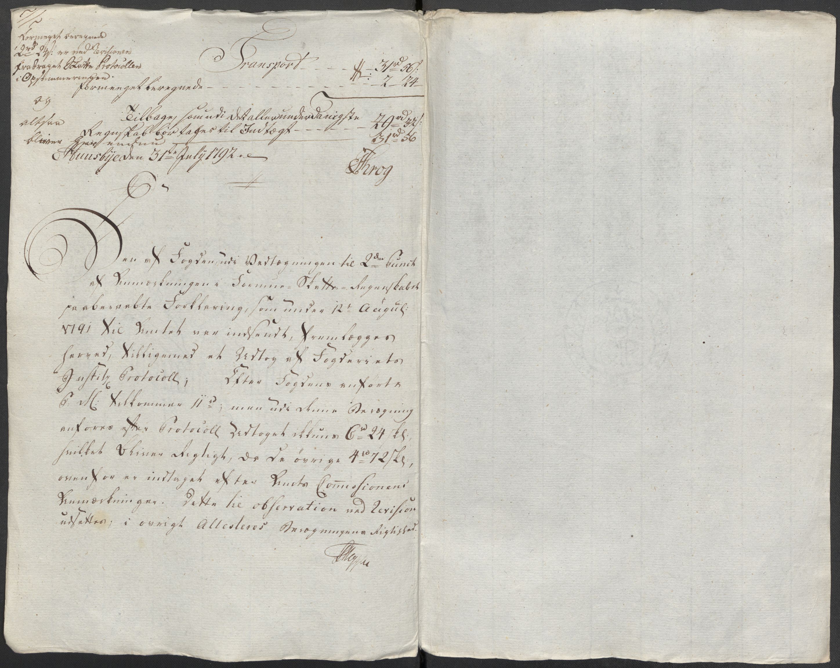 Rentekammeret inntil 1814, Reviderte regnskaper, Mindre regnskaper, AV/RA-EA-4068/Rf/Rfe/L0055: Vesterålen, Andenes og Lofoten fogderi, 1789, p. 12