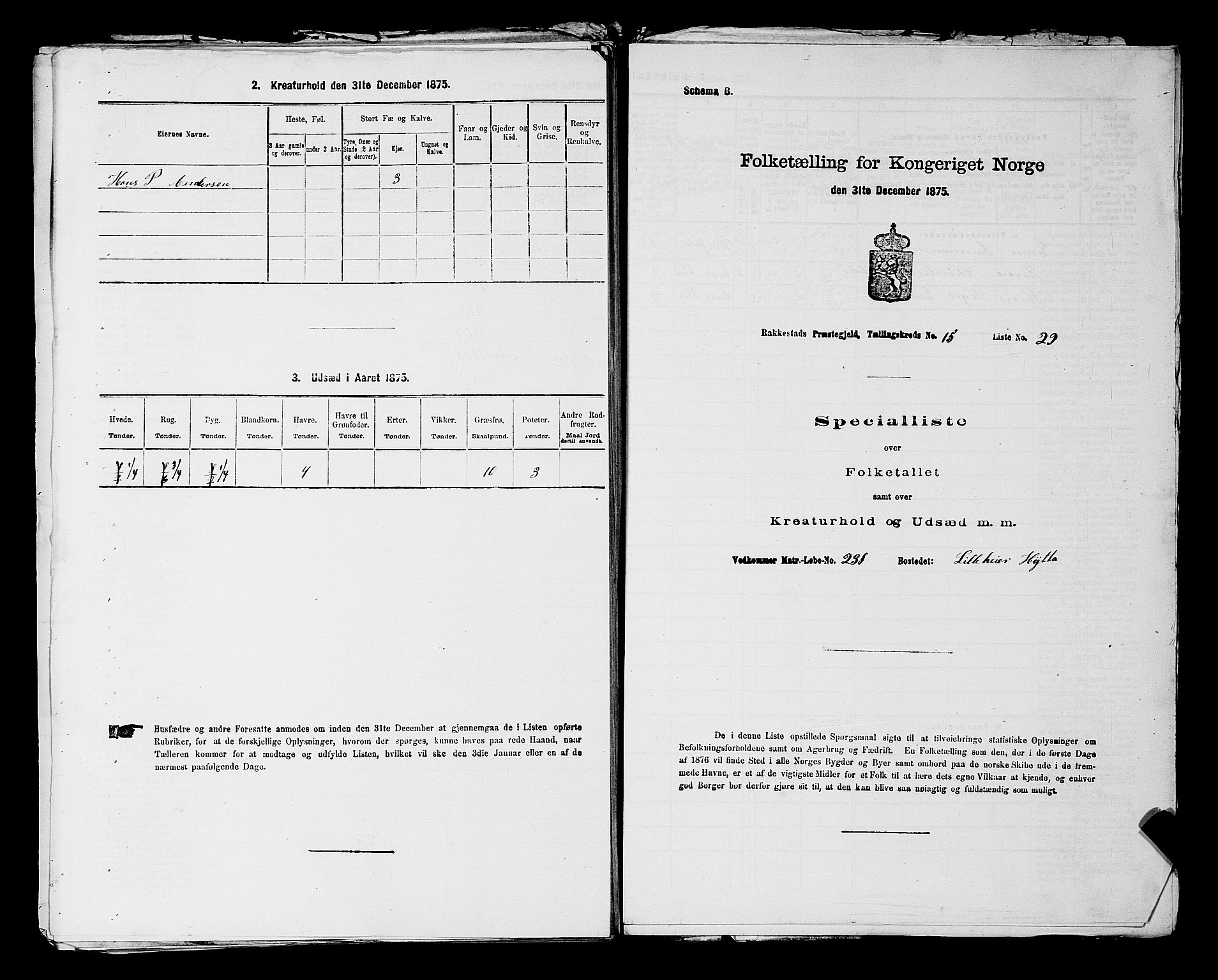 RA, 1875 census for 0128P Rakkestad, 1875, p. 1792