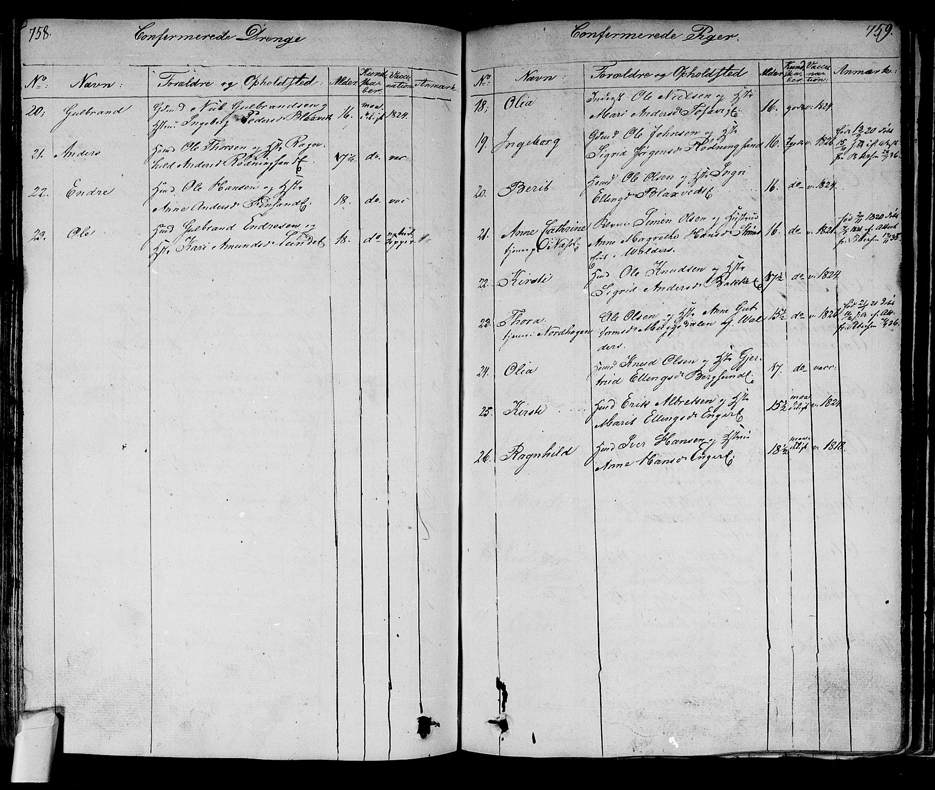 Norderhov kirkebøker, SAKO/A-237/F/Fa/L0009: Parish register (official) no. 9, 1819-1837, p. 758-759
