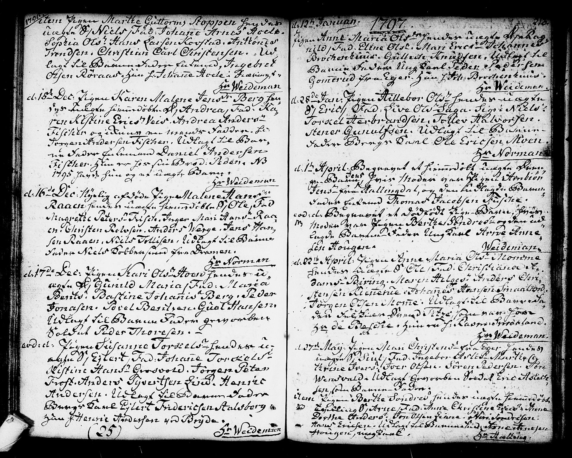 Kongsberg kirkebøker, SAKO/A-22/F/Fa/L0007: Parish register (official) no. I 7, 1795-1816, p. 213