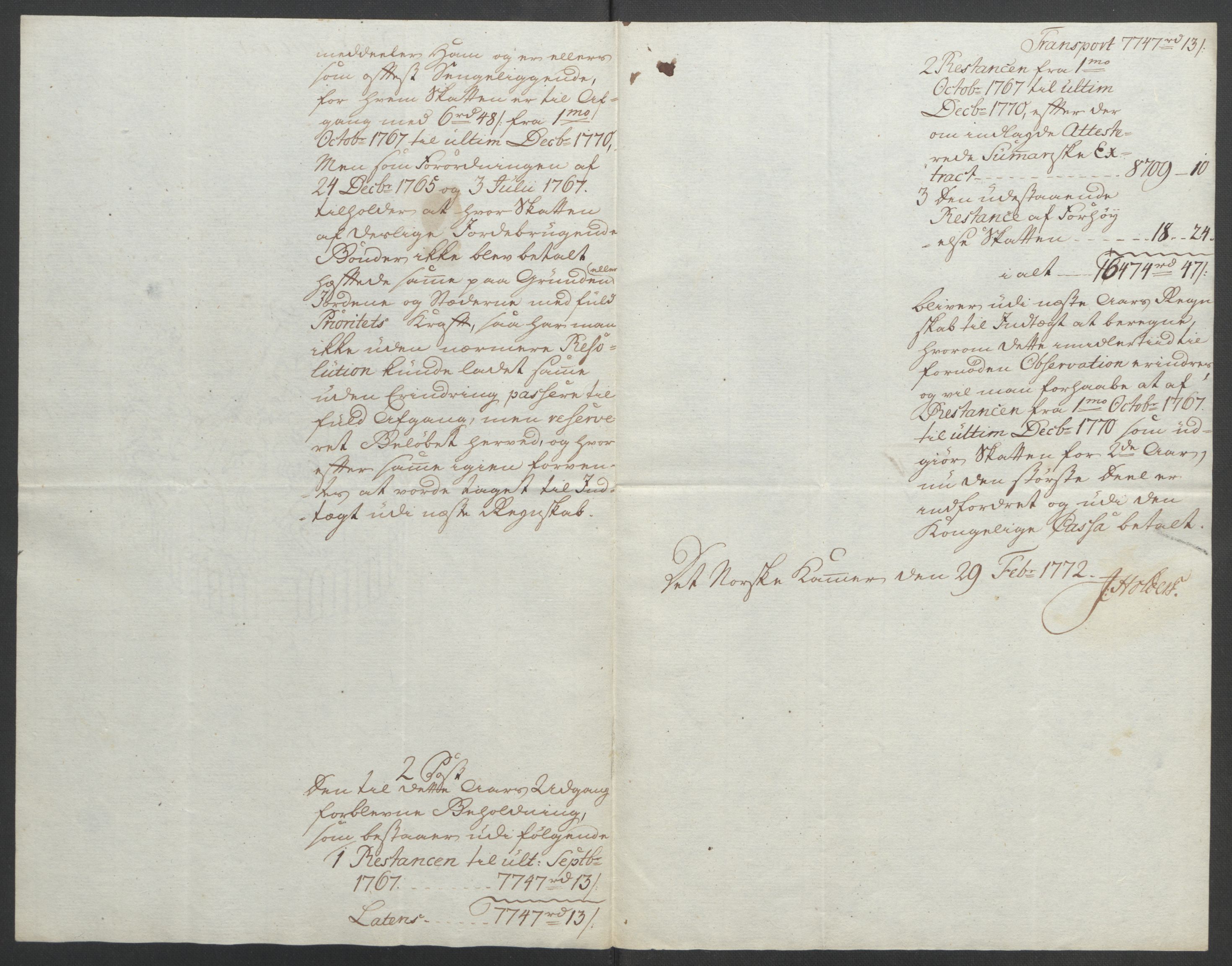 Rentekammeret inntil 1814, Reviderte regnskaper, Fogderegnskap, RA/EA-4092/R47/L2972: Ekstraskatten Ryfylke, 1762-1780, p. 275