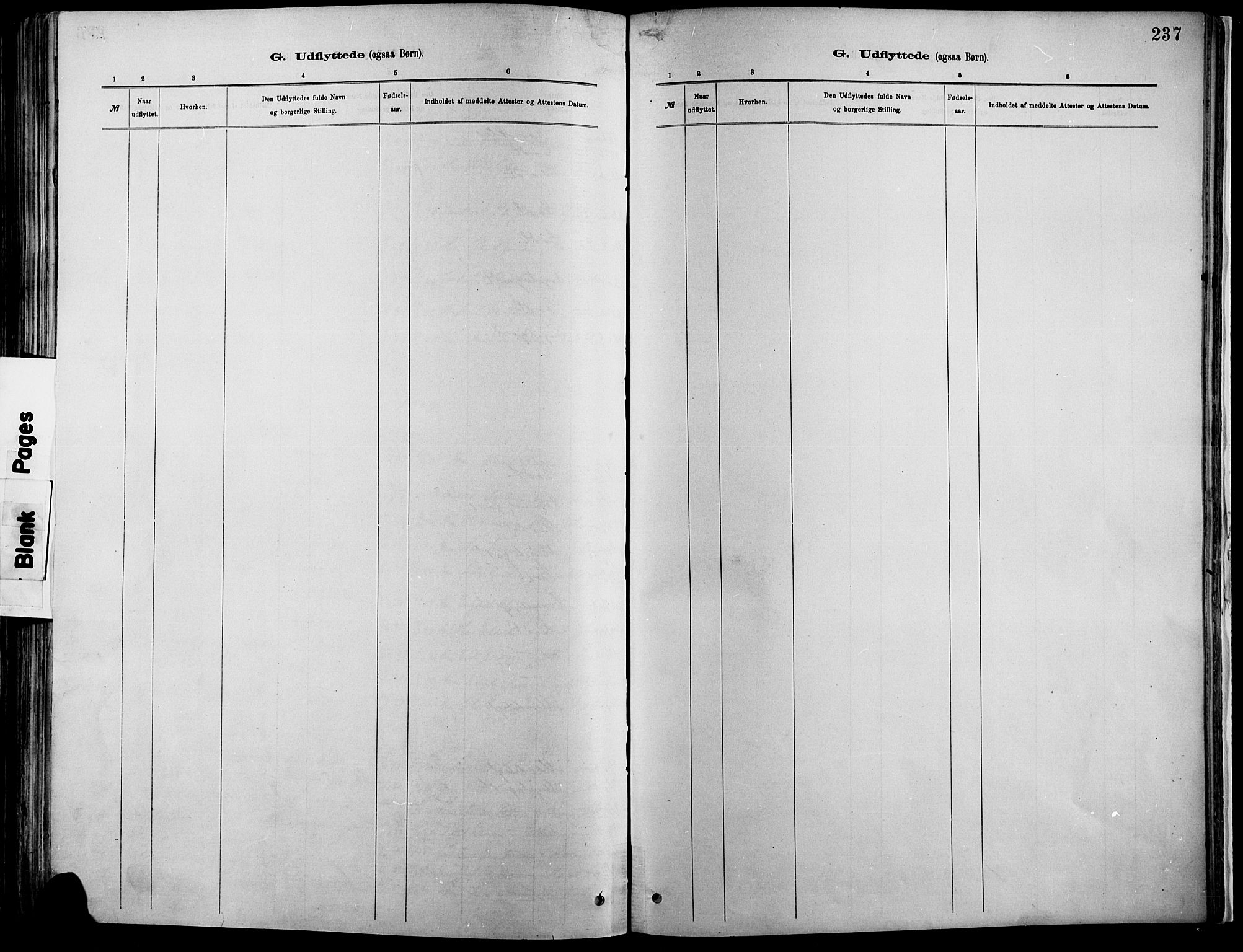 Vågå prestekontor, AV/SAH-PREST-076/H/Ha/Haa/L0009: Parish register (official) no. 9, 1886-1904, p. 237