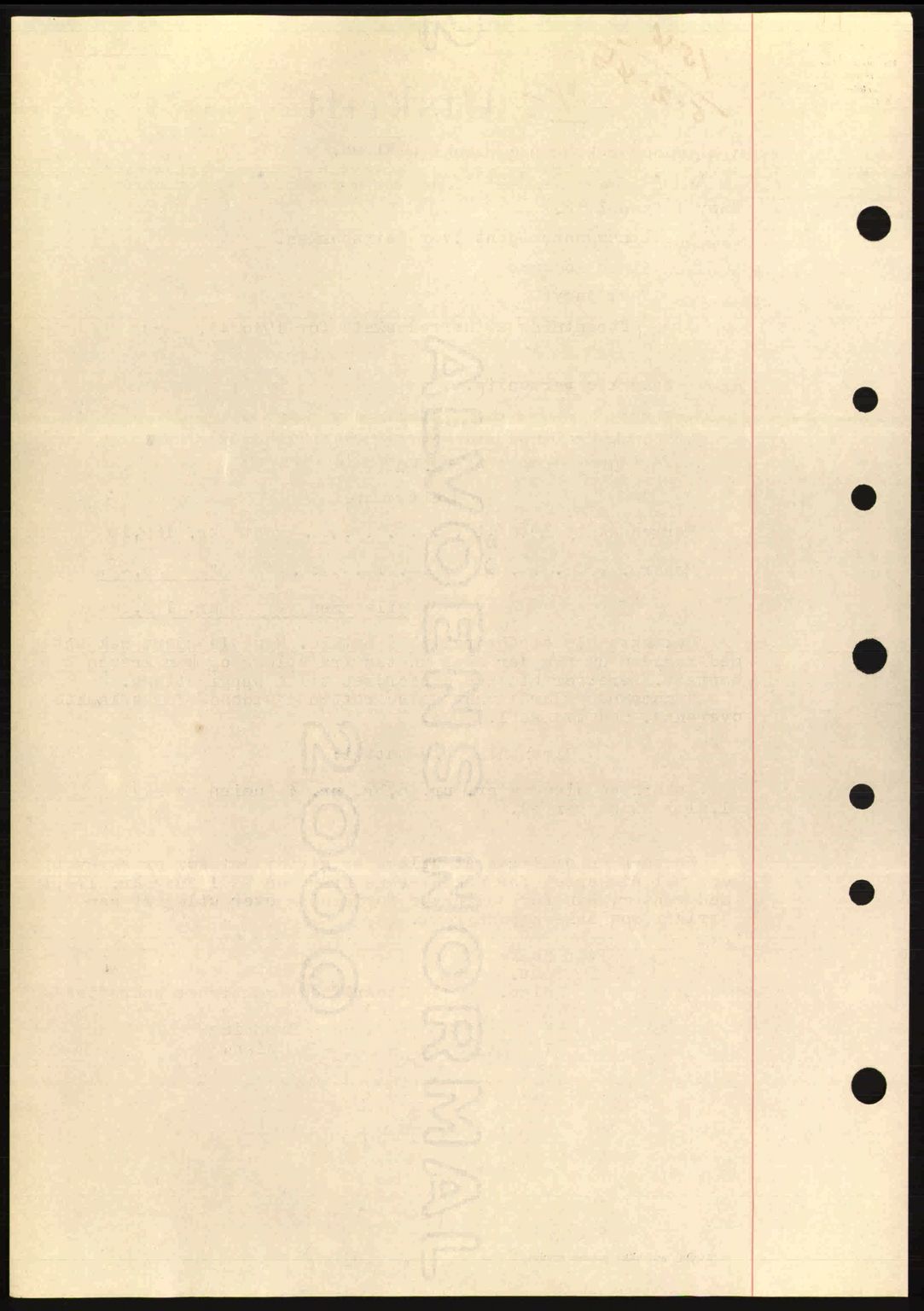 Fosen sorenskriveri, AV/SAT-A-1107/1/2/2C: Mortgage book no. B1, 1943-1945, Diary no: : 154/1945