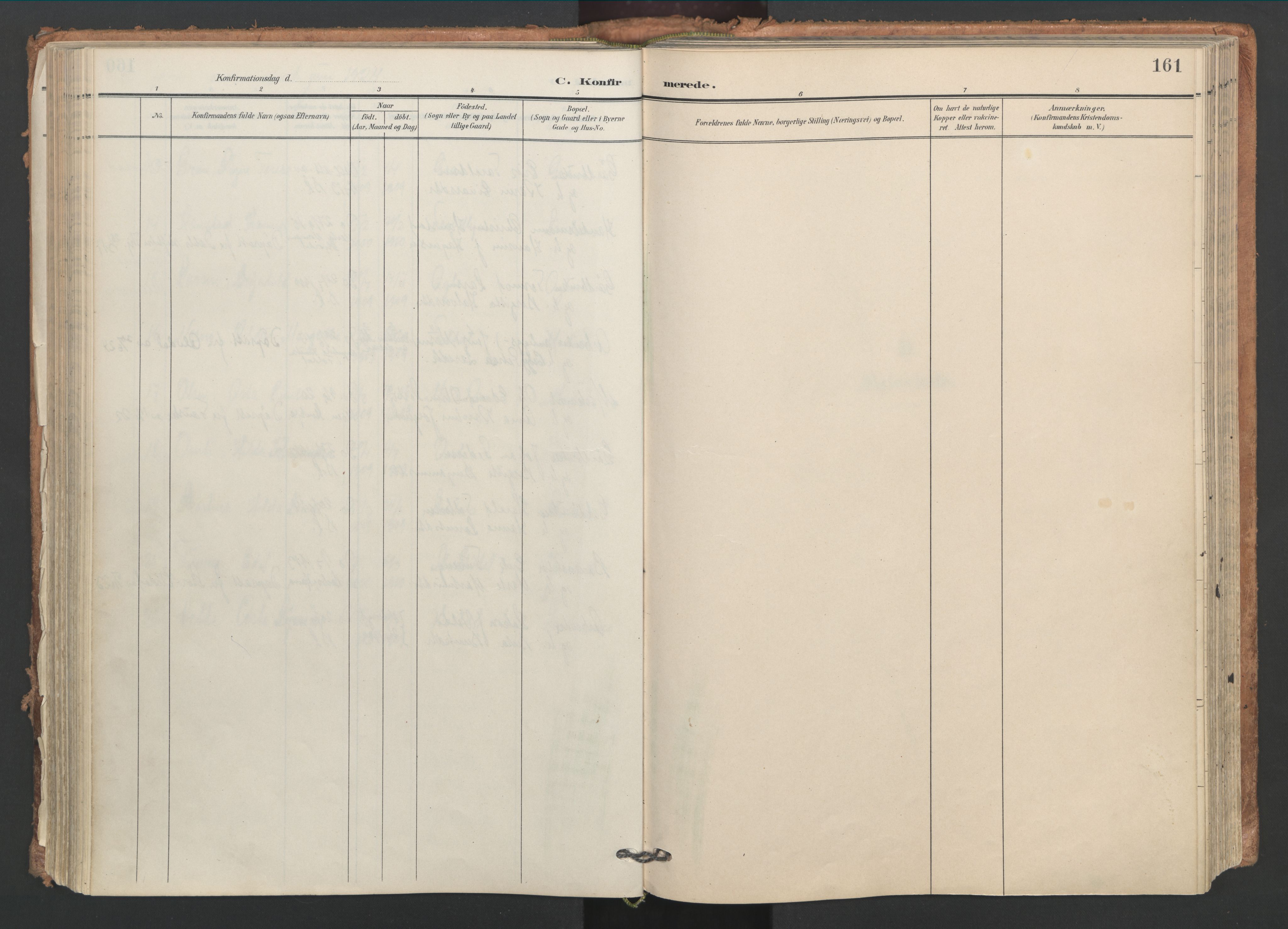 Ministerialprotokoller, klokkerbøker og fødselsregistre - Nord-Trøndelag, SAT/A-1458/749/L0477: Parish register (official) no. 749A11, 1902-1927, p. 161