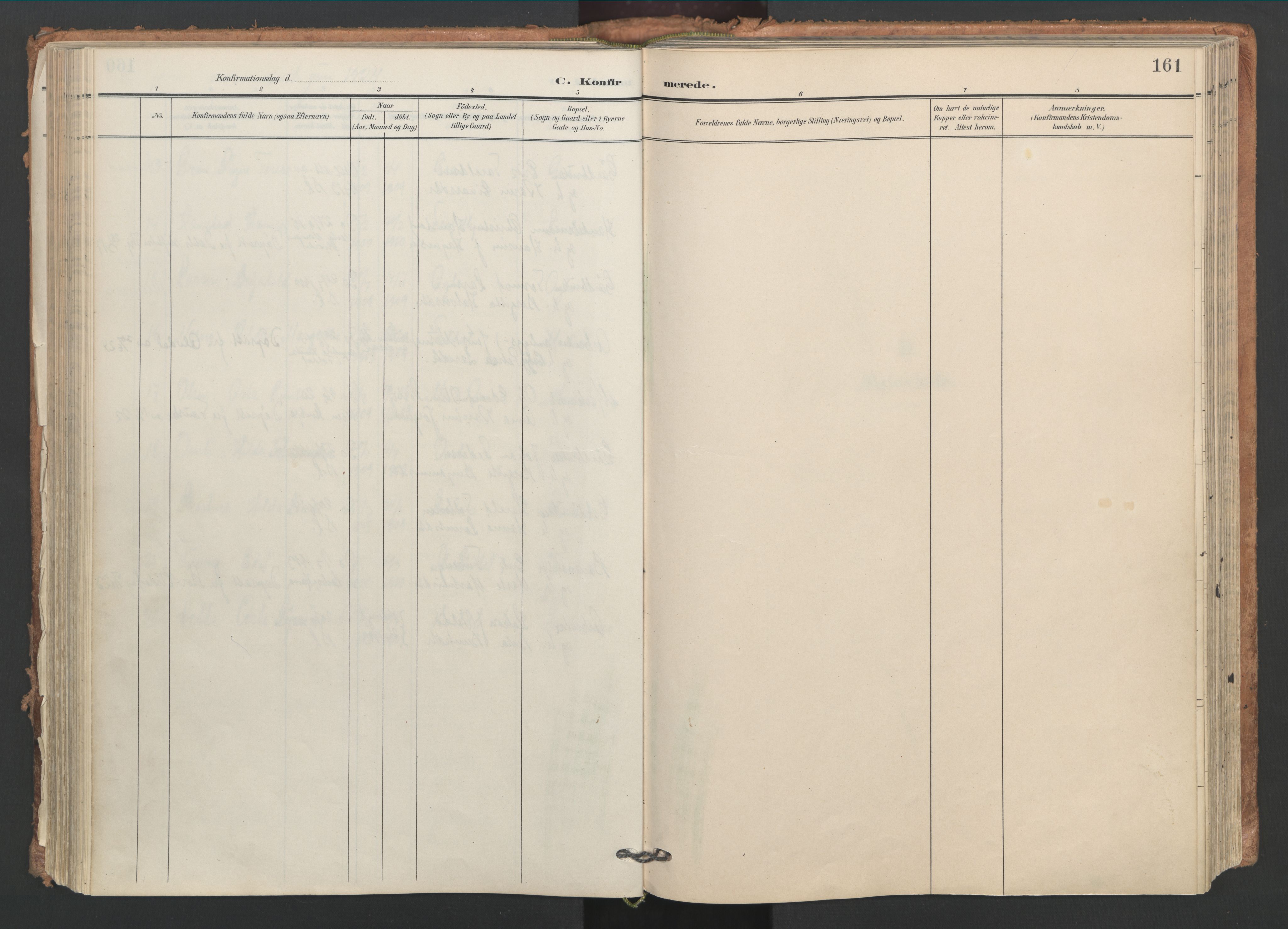 Ministerialprotokoller, klokkerbøker og fødselsregistre - Nord-Trøndelag, AV/SAT-A-1458/749/L0477: Parish register (official) no. 749A11, 1902-1927, p. 161