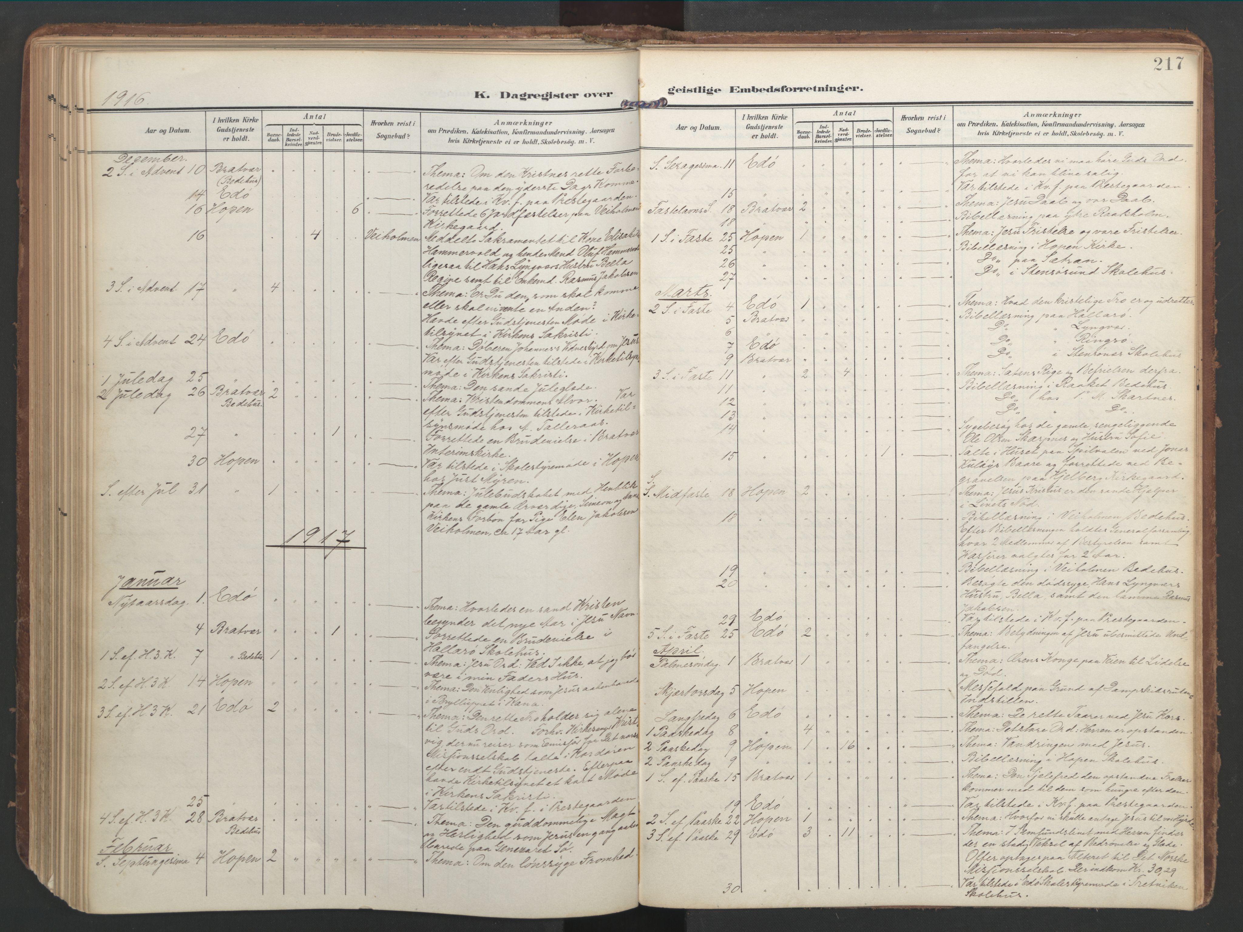 Ministerialprotokoller, klokkerbøker og fødselsregistre - Møre og Romsdal, AV/SAT-A-1454/583/L0955: Parish register (official) no. 583A02, 1907-1926, p. 217