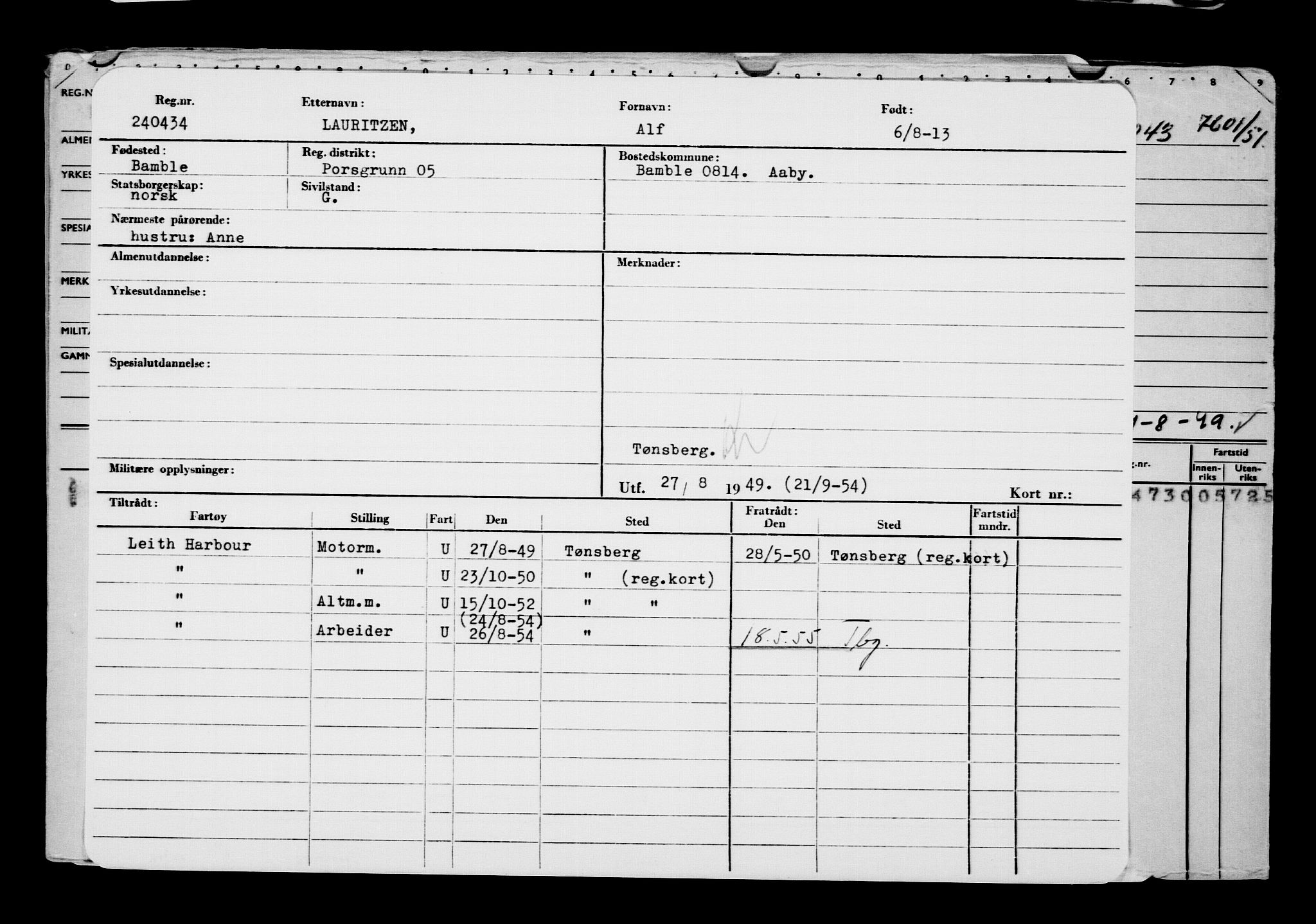 Direktoratet for sjømenn, AV/RA-S-3545/G/Gb/L0114: Hovedkort, 1913, p. 549