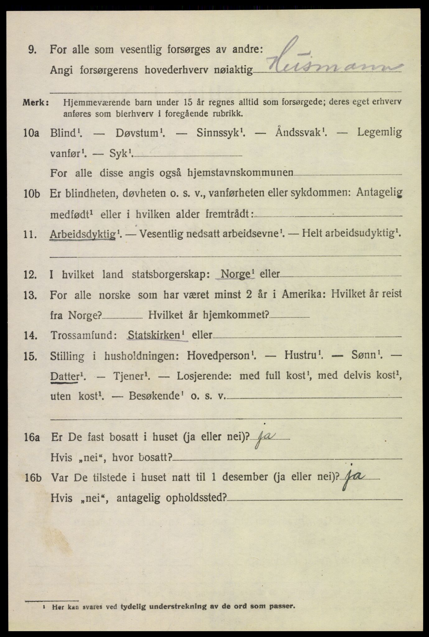 SAH, 1920 census for Furnes, 1920, p. 5710