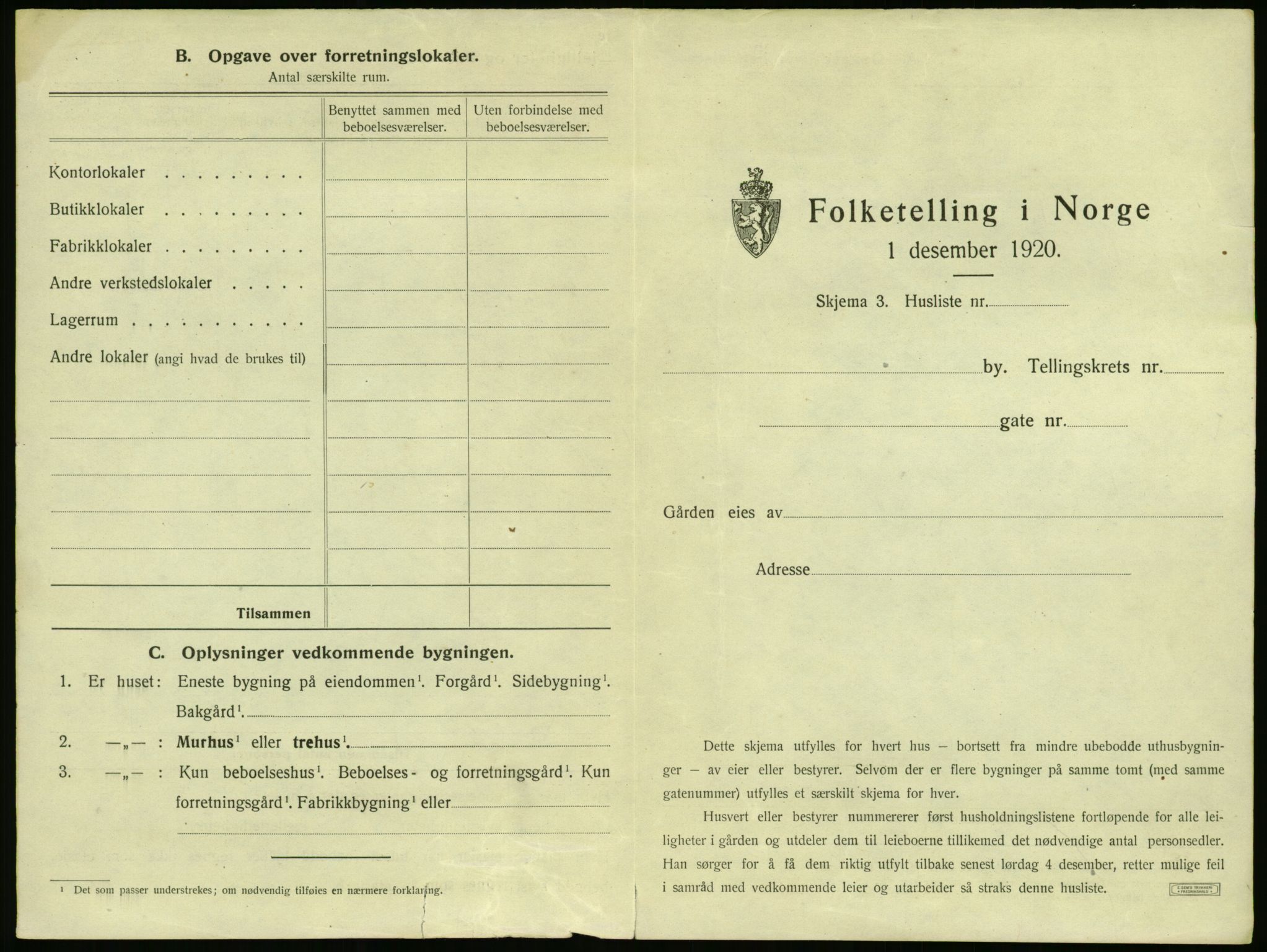 SAO, 1920 census for Kristiania, 1920, p. 660580