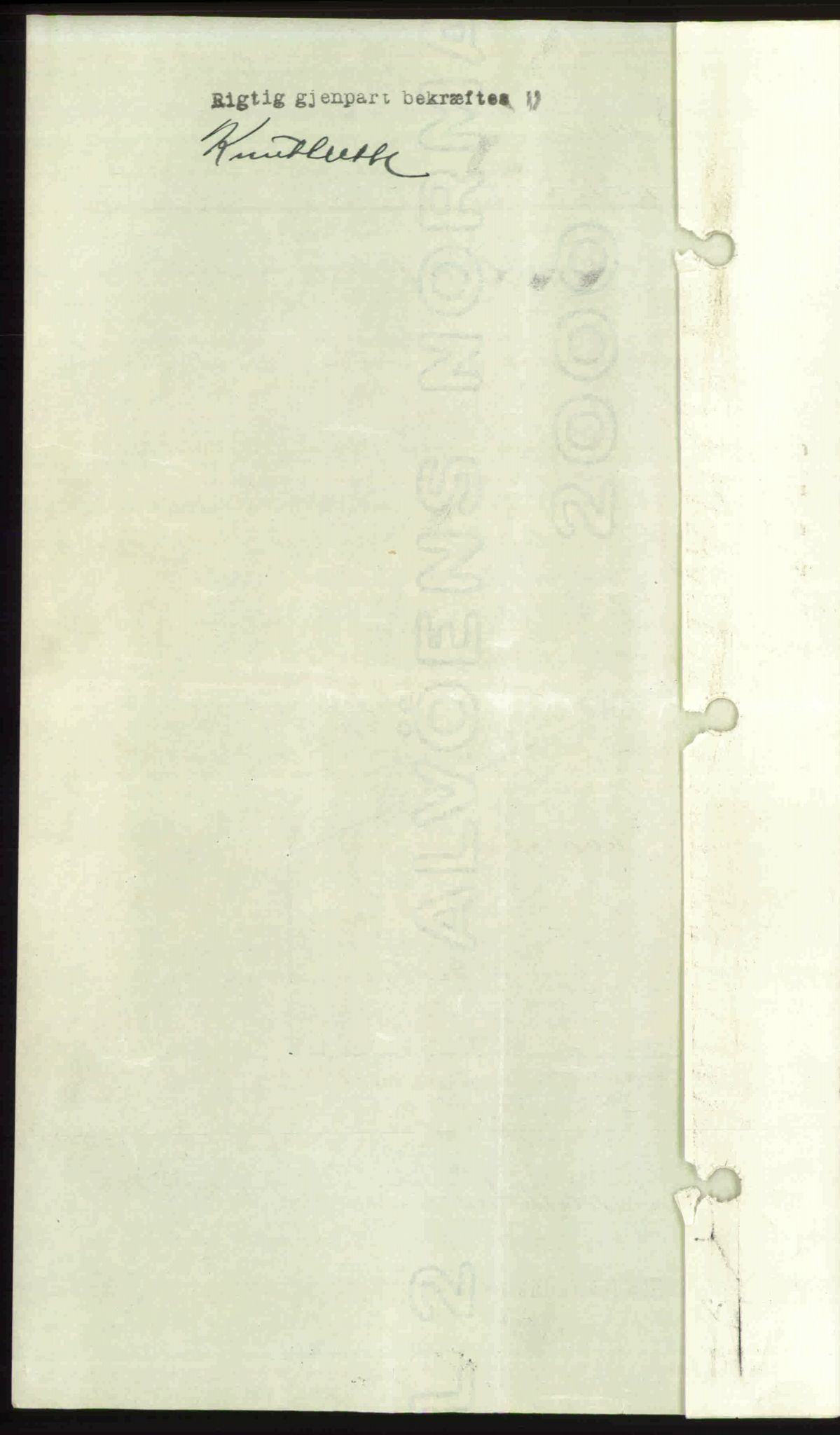 Toten tingrett, SAH/TING-006/H/Hb/Hbc/L0003: Mortgage book no. Hbc-03, 1937-1938, Diary no: : 277/1938