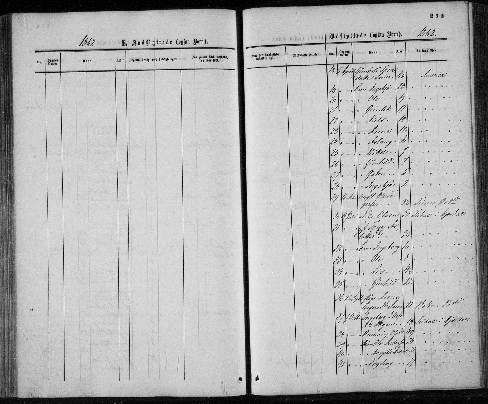 Gransherad kirkebøker, AV/SAKO-A-267/F/Fa/L0003: Parish register (official) no. I 3, 1859-1870, p. 250