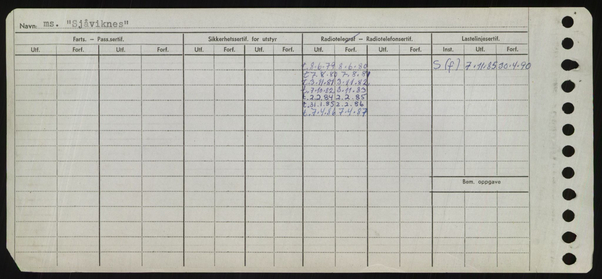 Sjøfartsdirektoratet med forløpere, Skipsmålingen, AV/RA-S-1627/H/Hd/L0033: Fartøy, Sevi-Sjø, p. 436