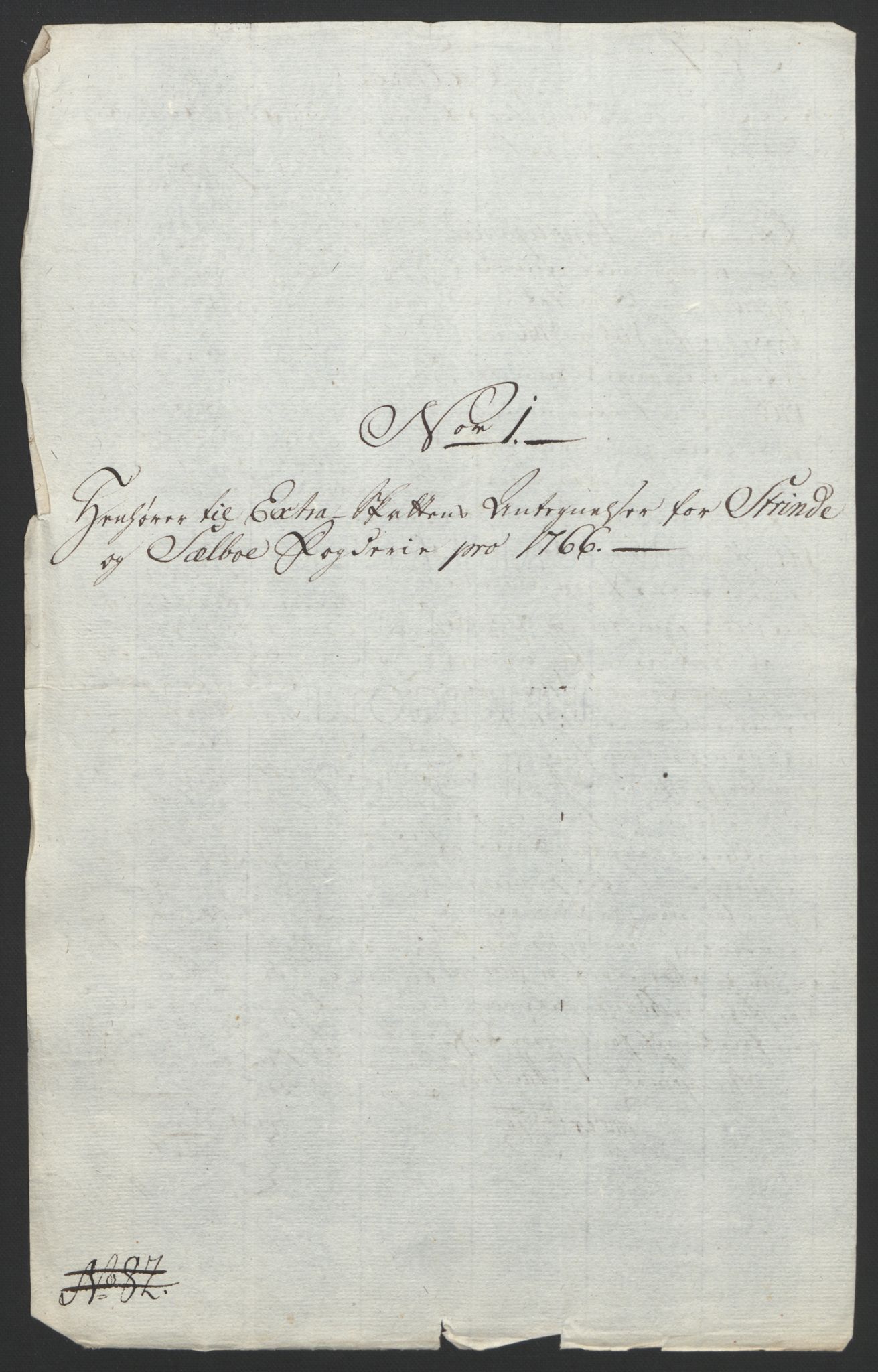 Rentekammeret inntil 1814, Reviderte regnskaper, Fogderegnskap, AV/RA-EA-4092/R61/L4180: Ekstraskatten Strinda og Selbu, 1762-1767, p. 299