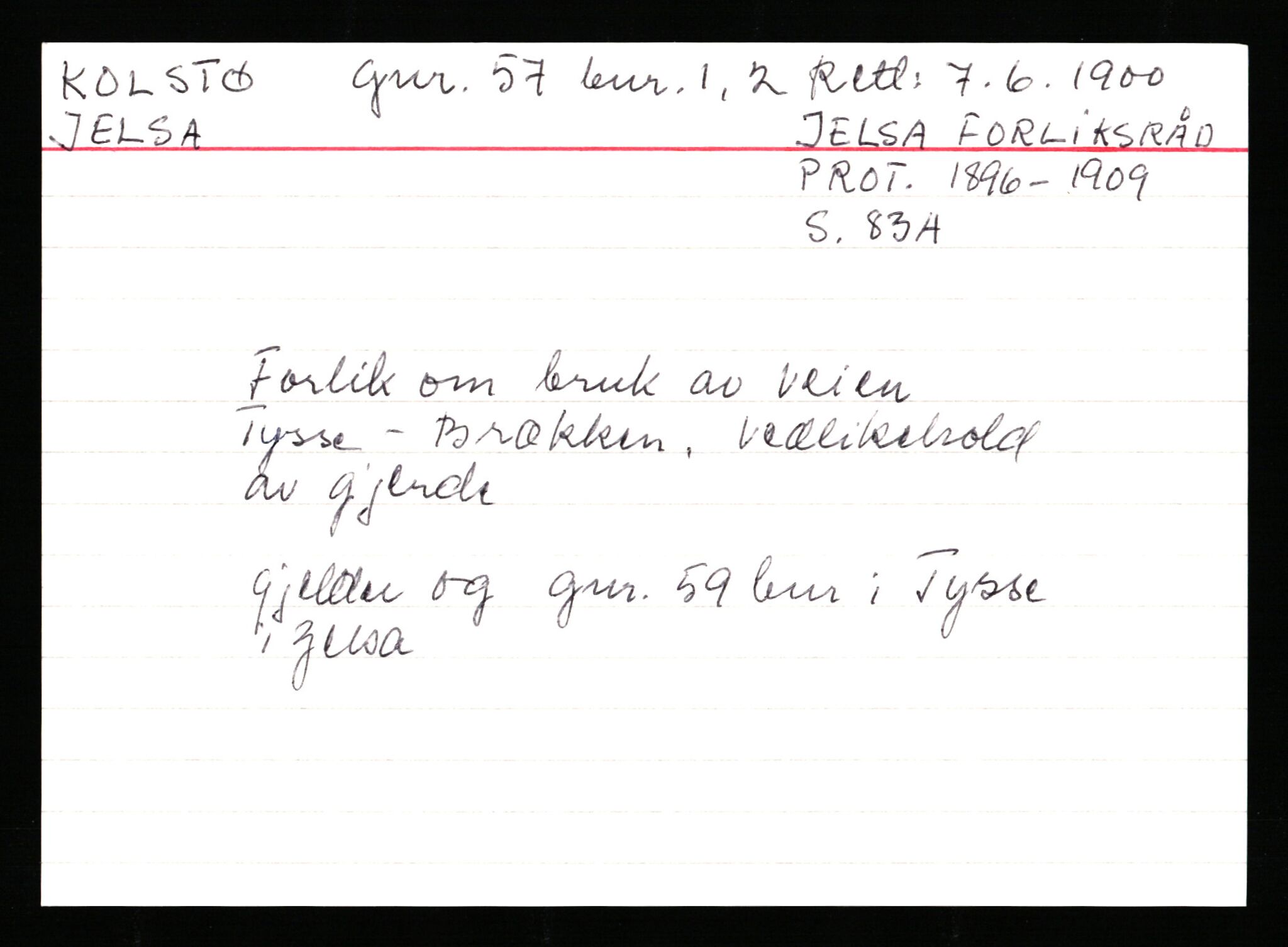 Statsarkivet i Stavanger, AV/SAST-A-101971/03/Y/Ym/L0032: Åstedskort sortert etter gårdsnavn: Kolstø - Kvasseim, 1600-1950, p. 22