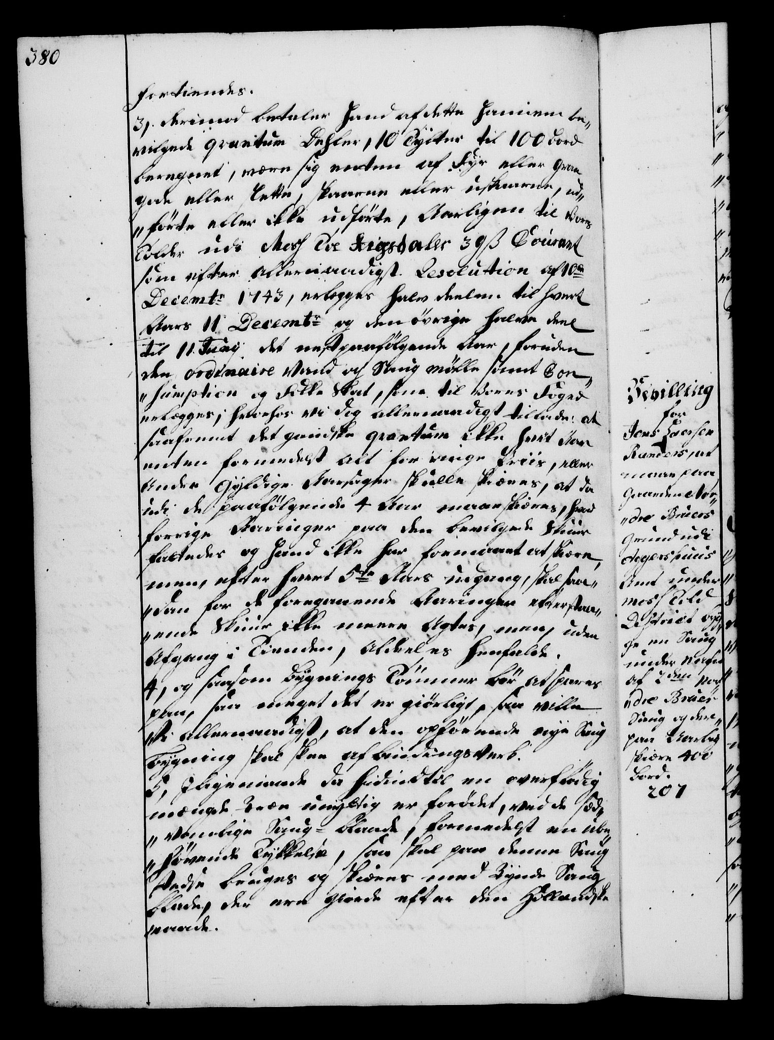 Rentekammeret, Kammerkanselliet, AV/RA-EA-3111/G/Gg/Gga/L0006: Norsk ekspedisjonsprotokoll med register (merket RK 53.6), 1749-1759, p. 380