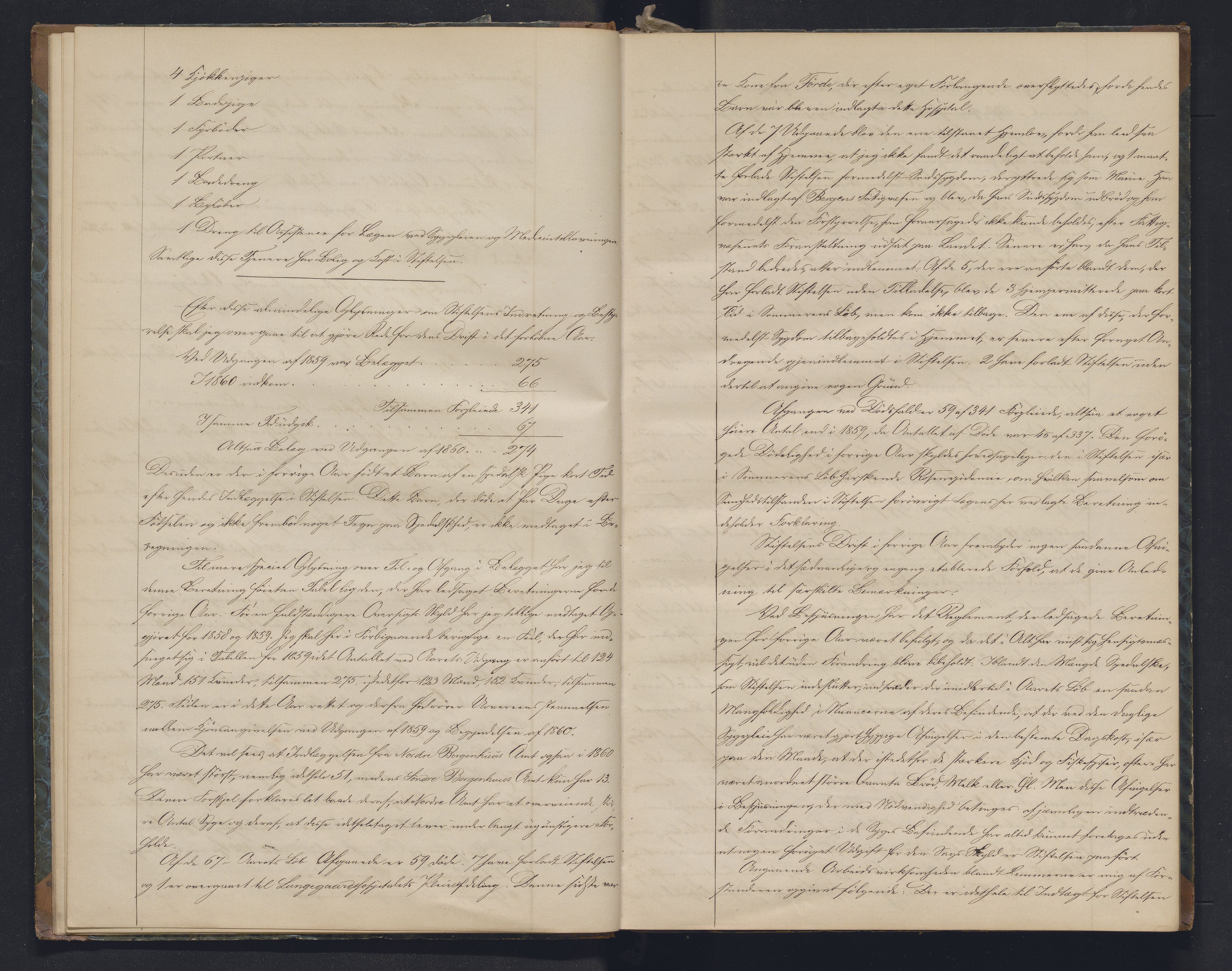 Lepraarkiver - Overlegen for den spedalske sykdom, AV/SAB-A-61001/B.b/L0006: Kopibok, 1860-1874