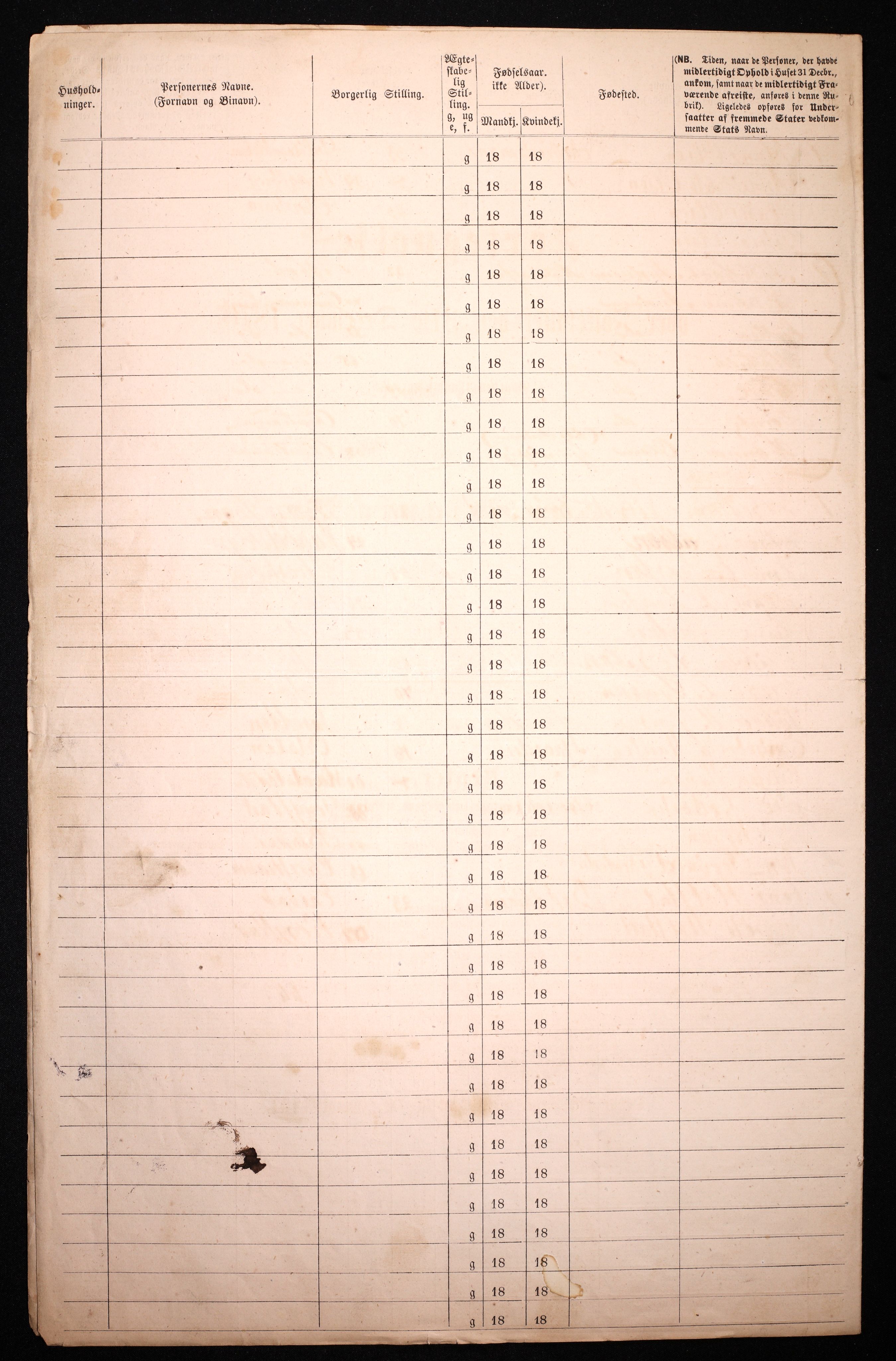 RA, 1870 census for 0301 Kristiania, 1870, p. 2873