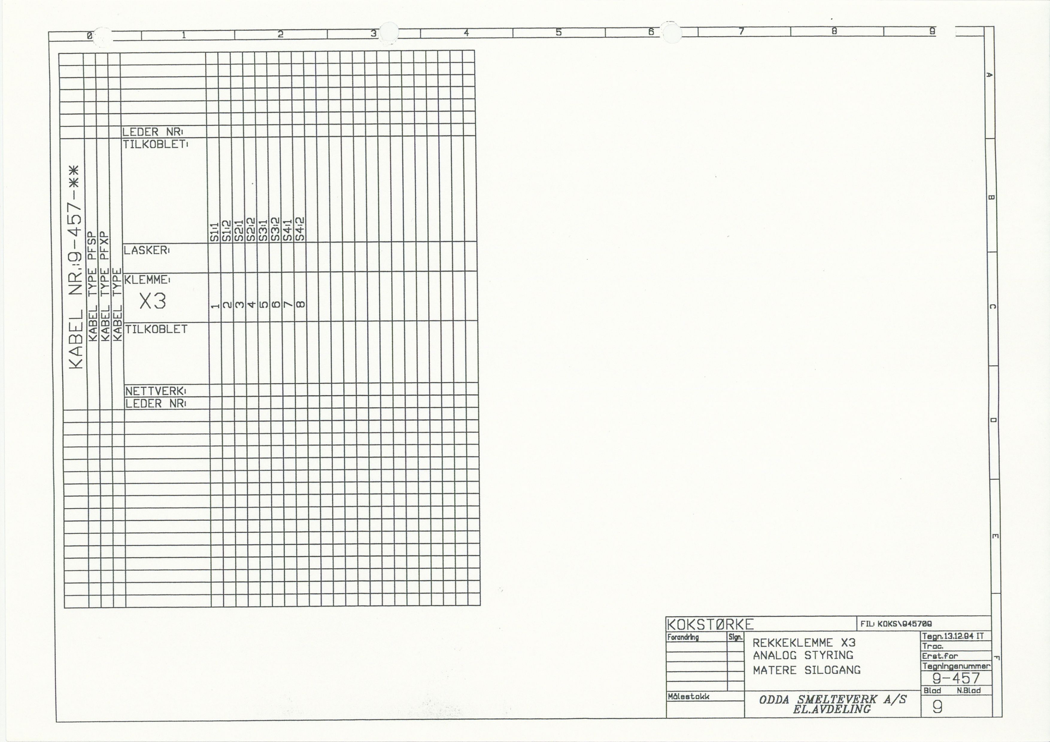 Odda smelteverk AS, KRAM/A-0157.1/T/Td/L0009: Gruppe 9. Blandingsrom og kokstørker, 1920-1970, p. 722