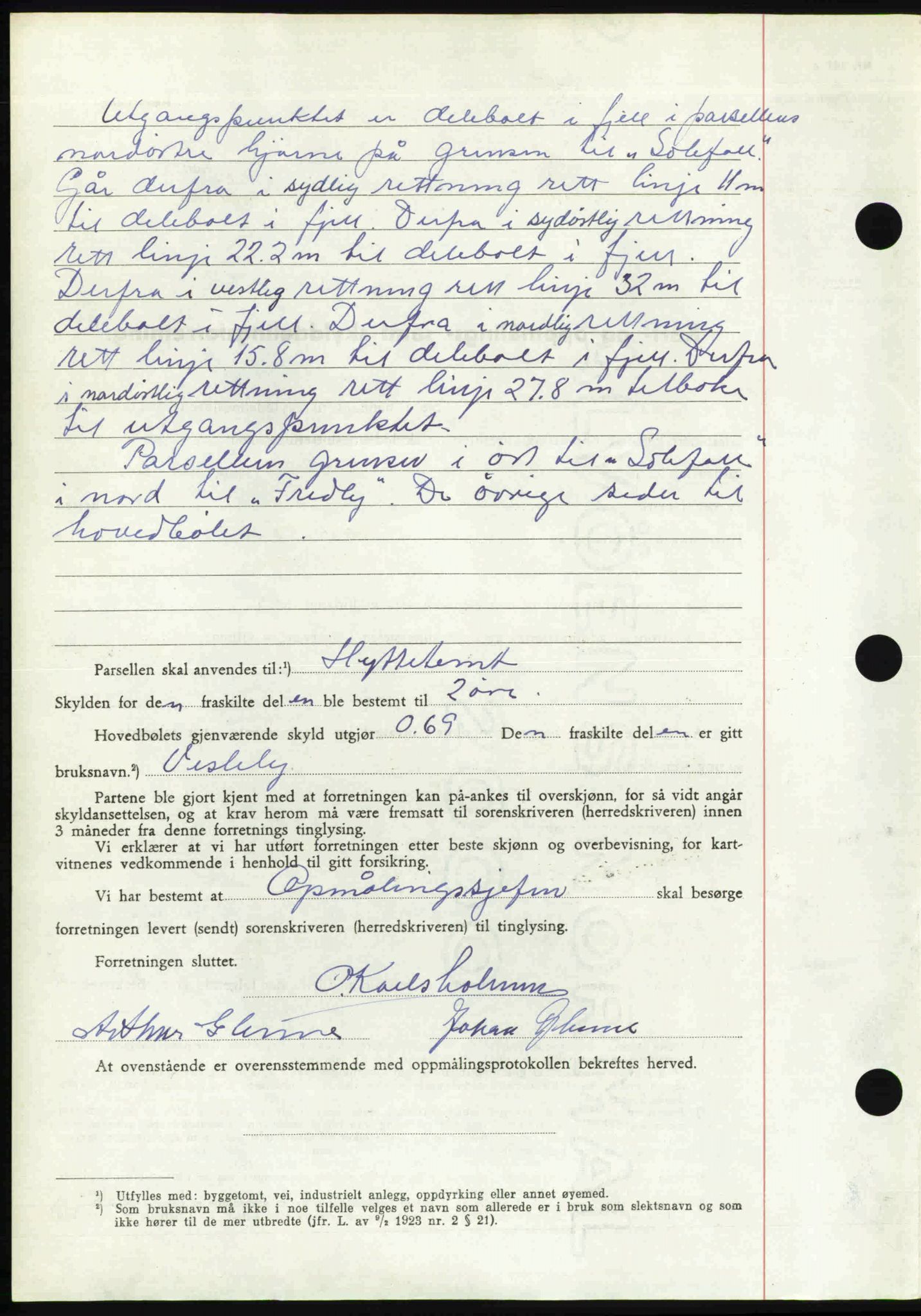 Follo sorenskriveri, SAO/A-10274/G/Ga/Gaa/L0085: Mortgage book no. I 85, 1948-1948, Diary no: : 3763/1948