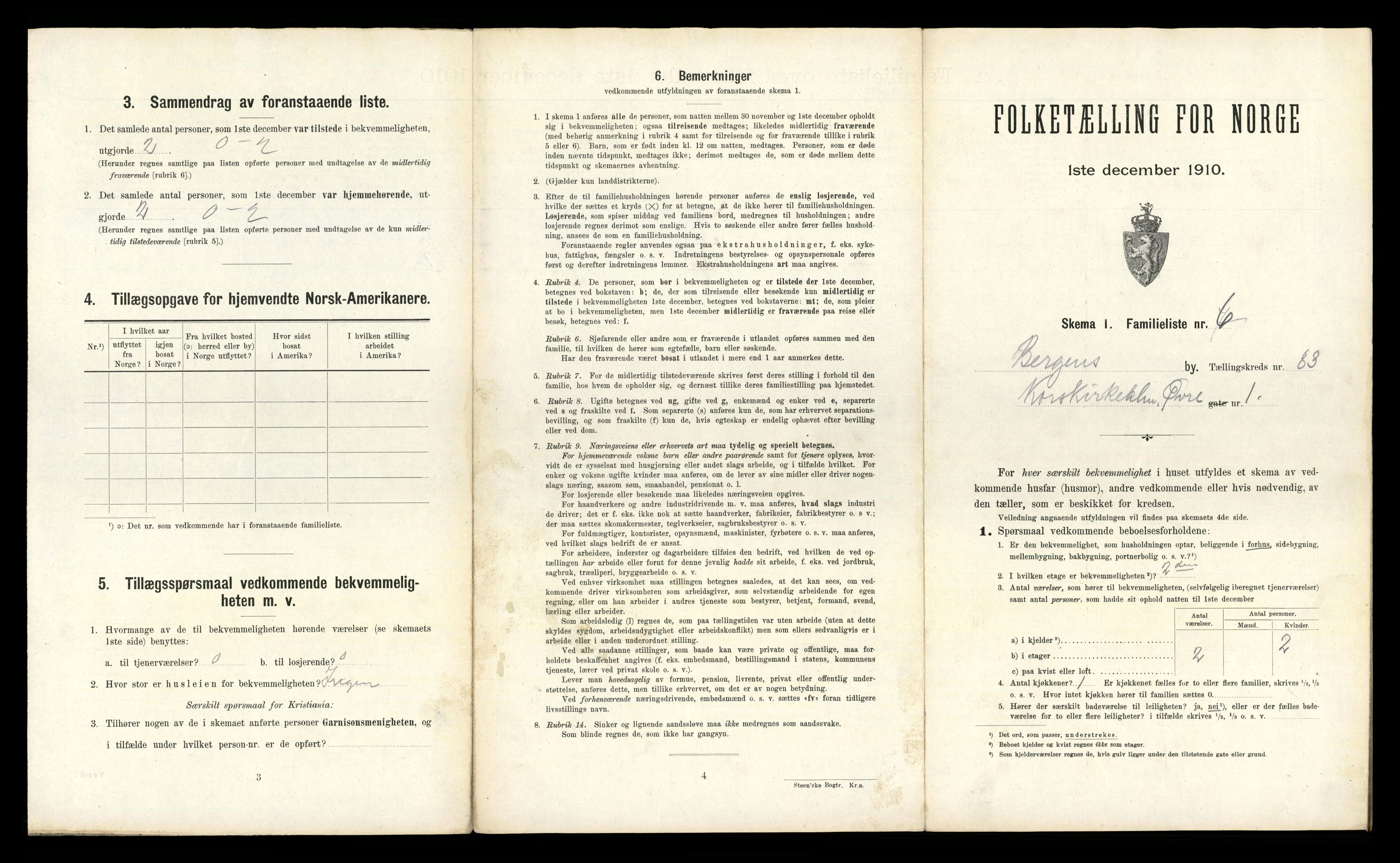 RA, 1910 census for Bergen, 1910, p. 29125