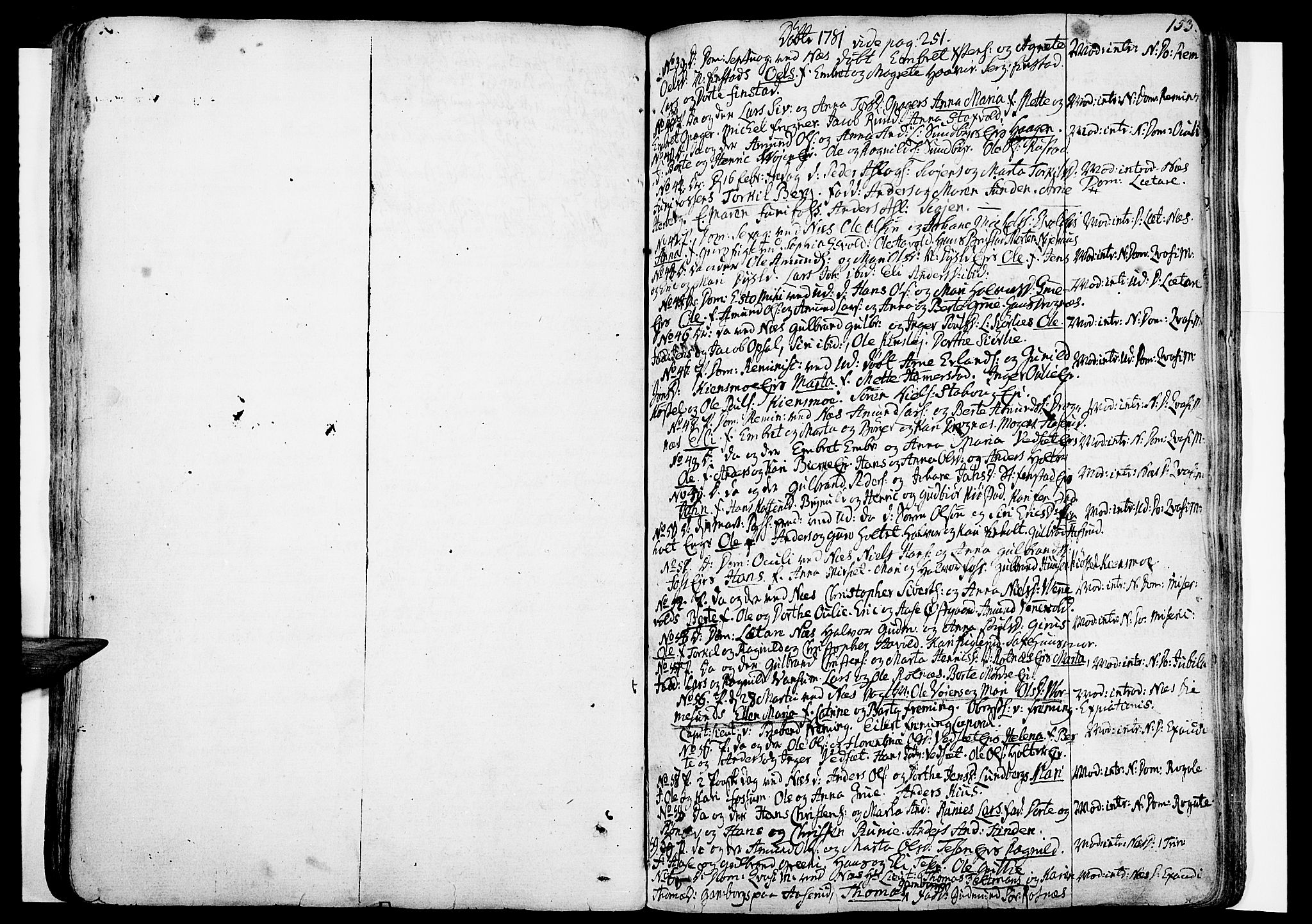 Nes prestekontor Kirkebøker, SAO/A-10410/F/Fa/L0003: Parish register (official) no. I 3, 1734-1781, p. 153