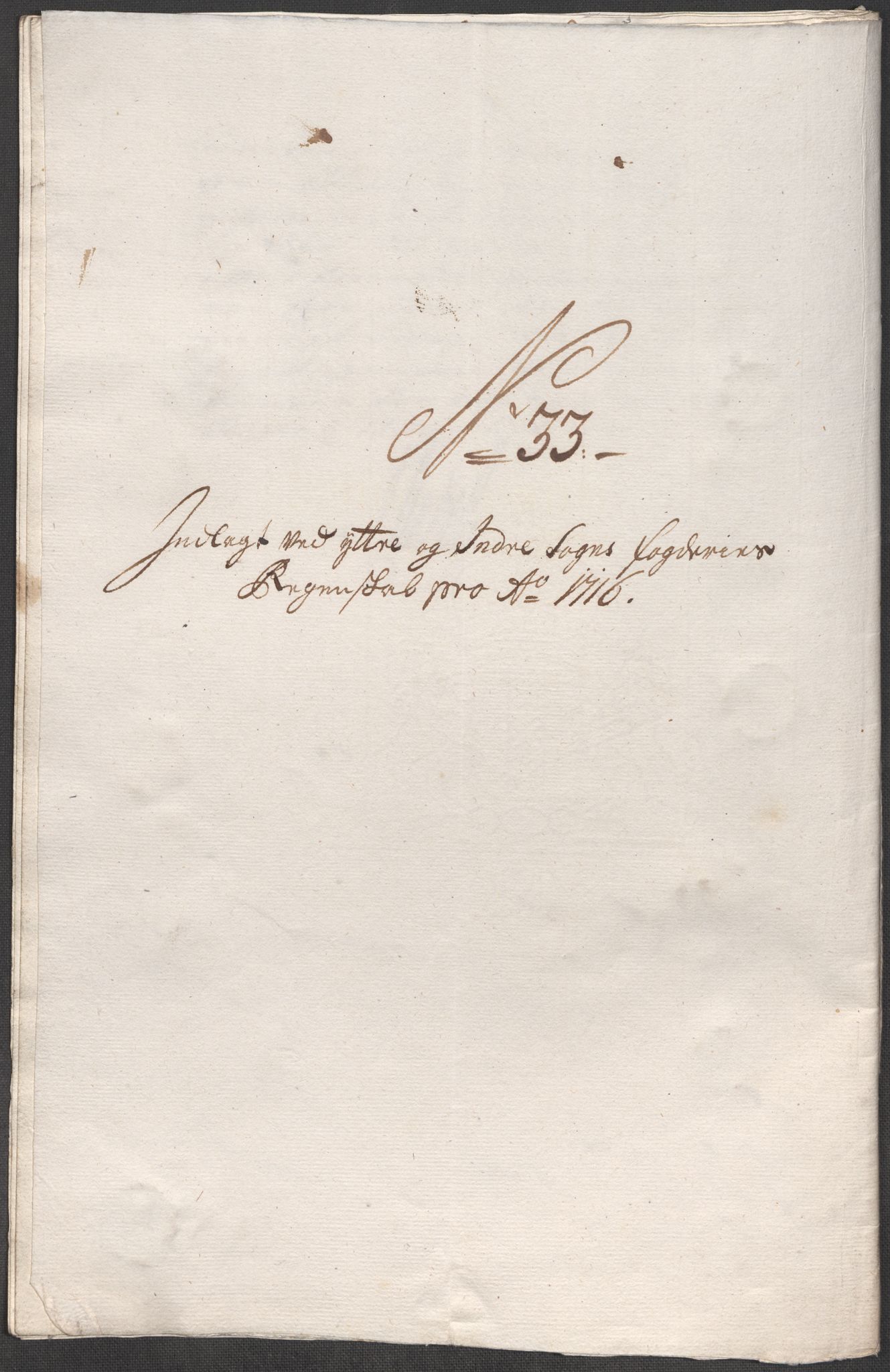 Rentekammeret inntil 1814, Reviderte regnskaper, Fogderegnskap, AV/RA-EA-4092/R52/L3320: Fogderegnskap Sogn, 1715-1716, p. 490