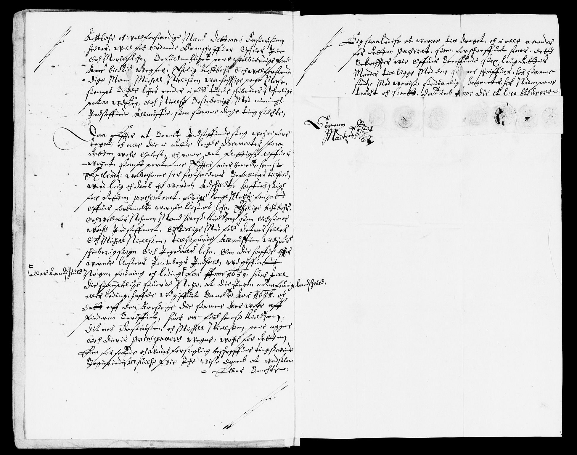 Rentekammeret inntil 1814, Reviderte regnskaper, Lensregnskaper, AV/RA-EA-5023/R/Rb/Rbg/L0011: Verne kloster len, 1651-1661