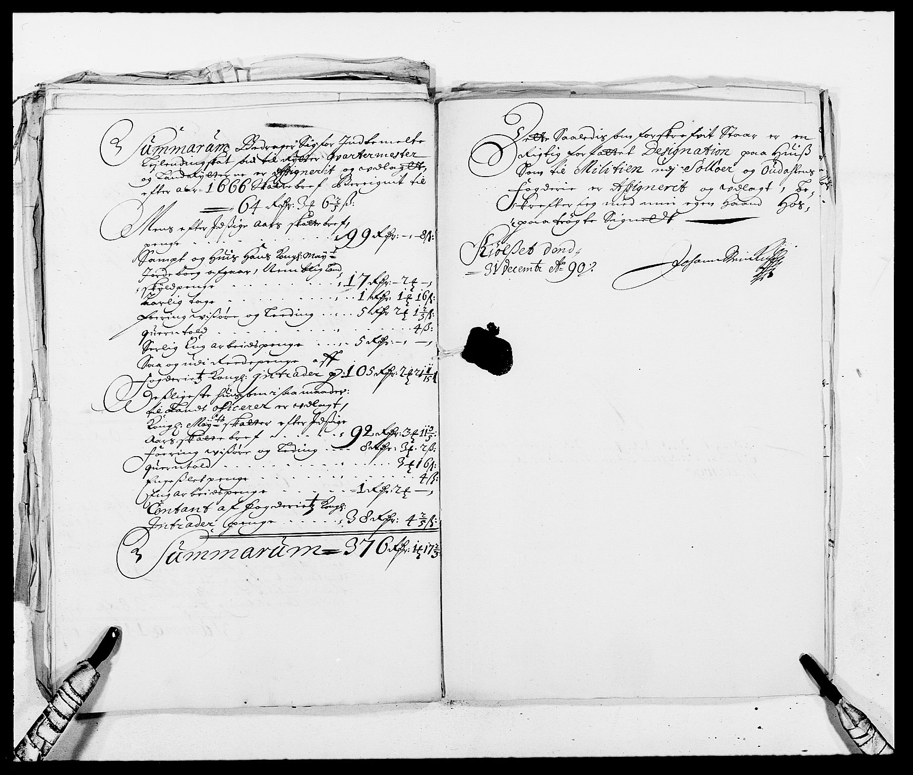 Rentekammeret inntil 1814, Reviderte regnskaper, Fogderegnskap, AV/RA-EA-4092/R13/L0828: Fogderegnskap Solør, Odal og Østerdal, 1690, p. 318