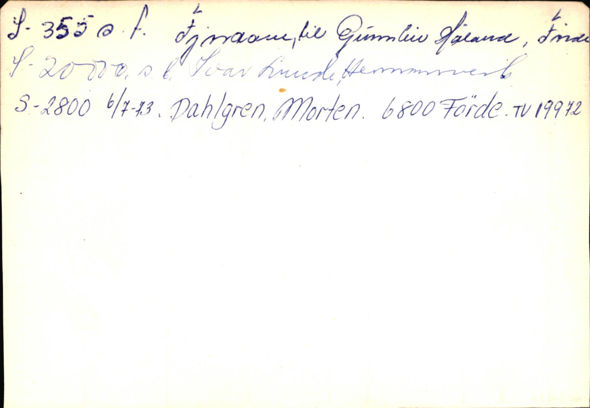 Statens vegvesen, Sogn og Fjordane vegkontor, SAB/A-5301/4/F/L0126: Eigarregister Fjaler M-Å. Leikanger A-Å, 1945-1975, p. 2440