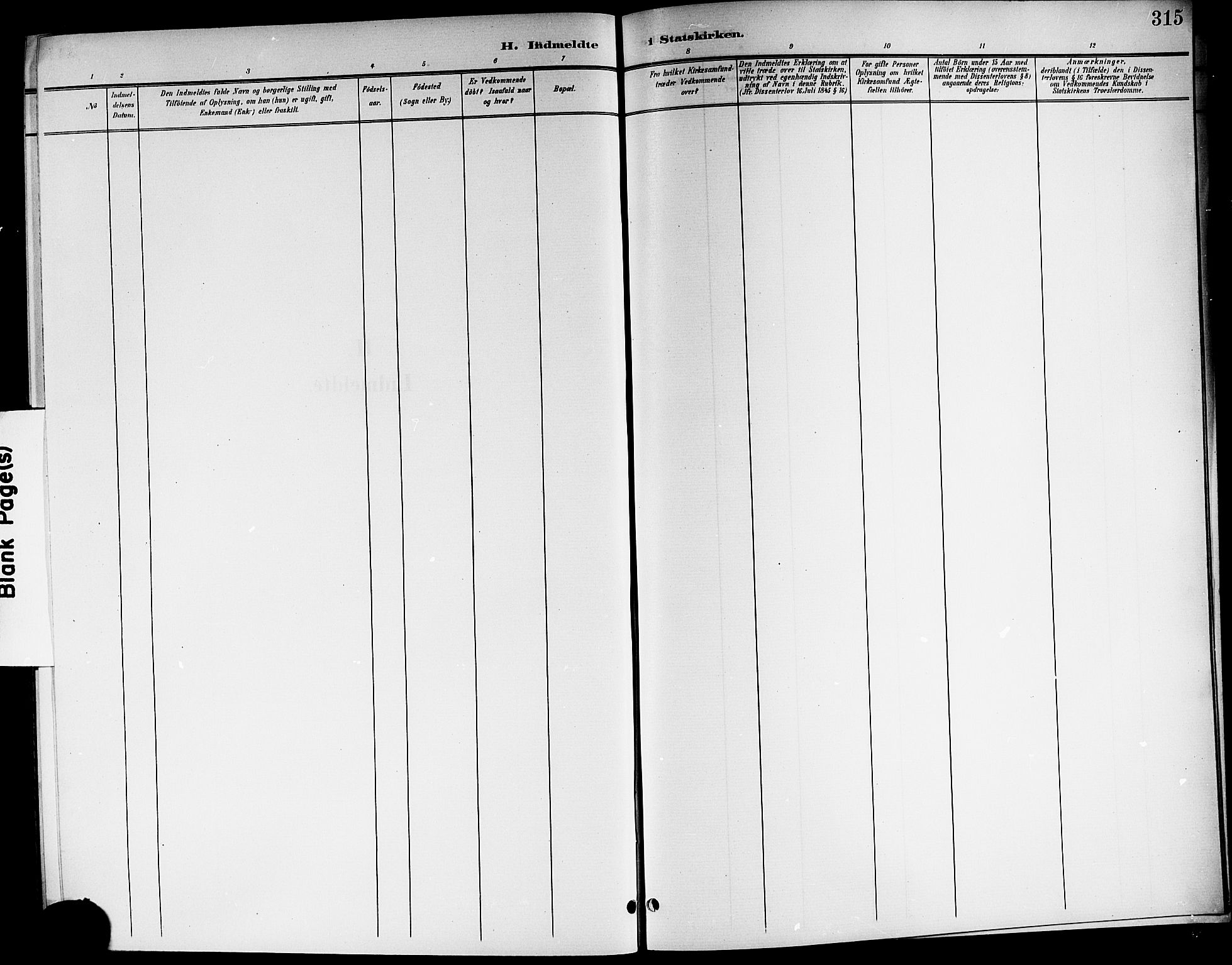 Brunlanes kirkebøker, AV/SAKO-A-342/G/Ga/L0004: Parish register (copy) no. I 4, 1898-1921, p. 315